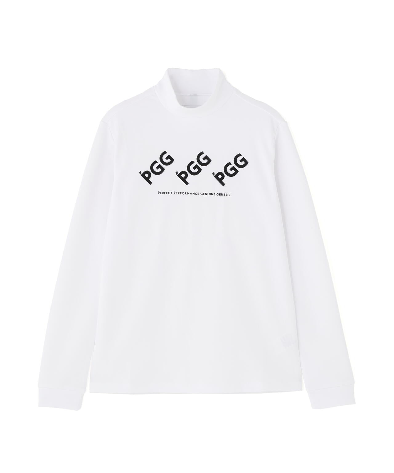 【PGG】【直営店舗&公式オンライン限定】ハイブリッドメッシュ長袖ハイネックカットソー (LADIES)