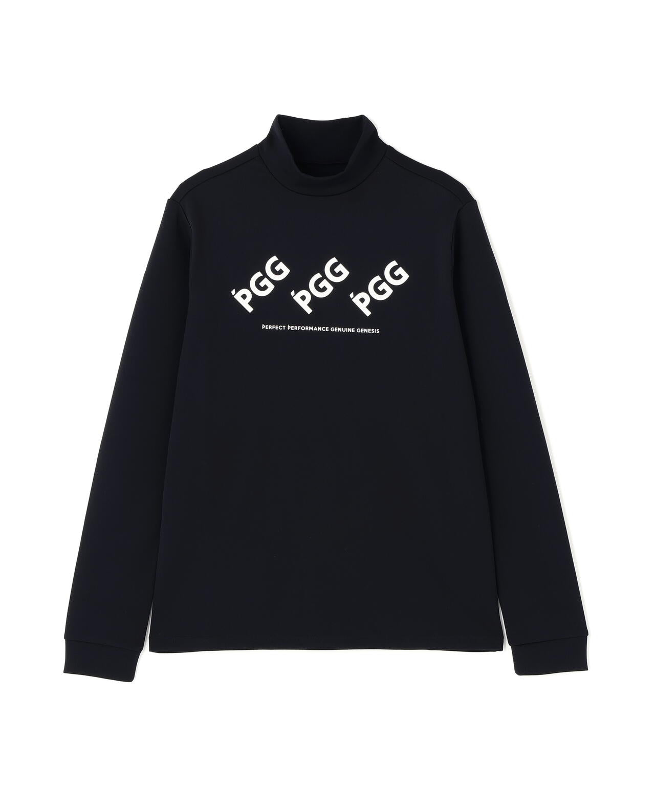 【PGG】【直営店舗&公式オンライン限定】ハイブリッドメッシュ長袖ハイネックカットソー (LADIES)