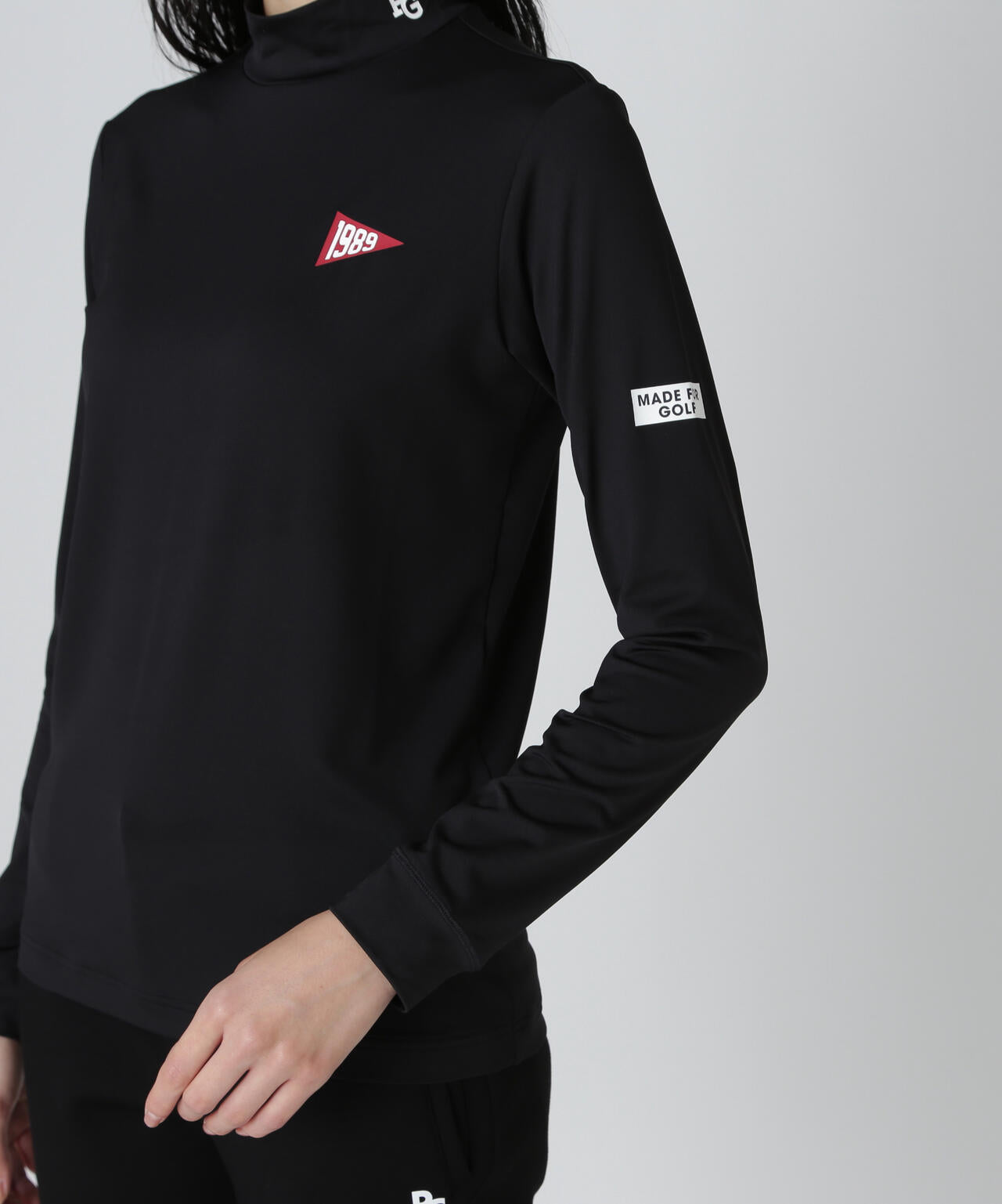 【PG BODY】37.5ベア天竺長袖ハイネックカットソー