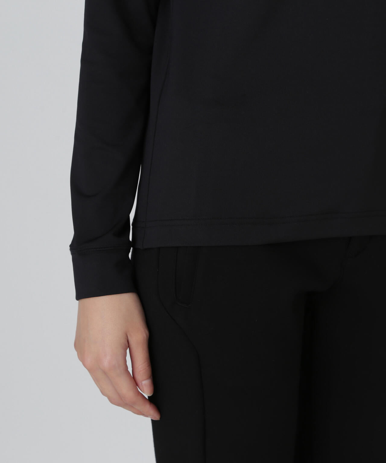 【PG BODY】37.5ベア天竺長袖ハイネックカットソー