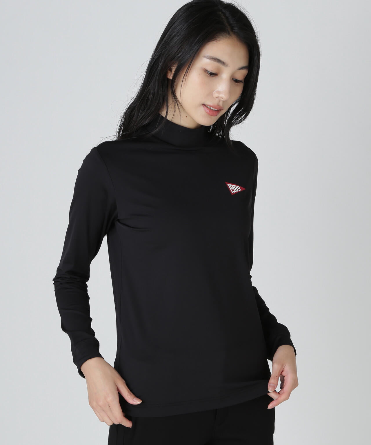 【PG BODY】37.5ベア天竺長袖ハイネックカットソー