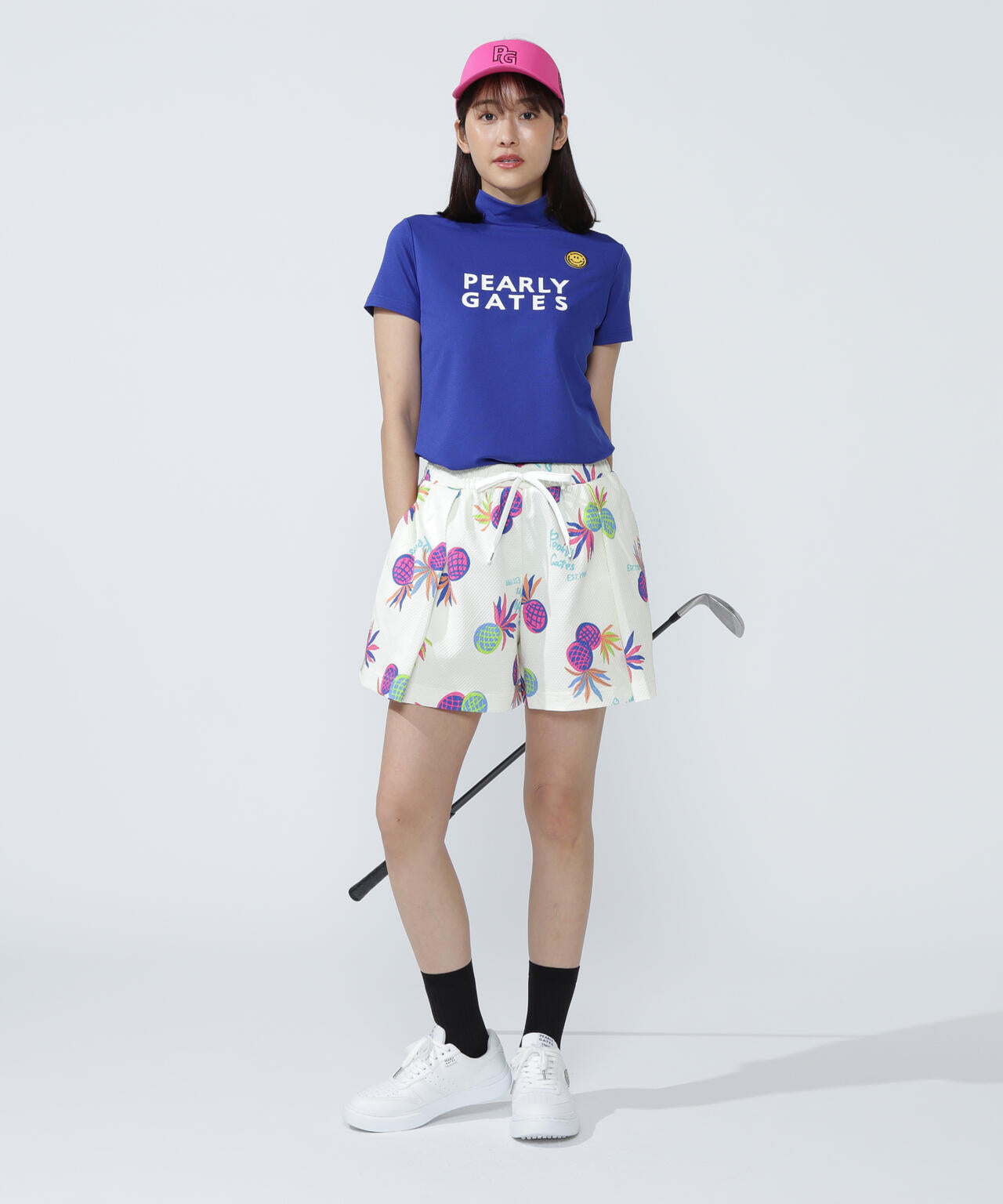 PG is PG ベアカノコ半袖ハイネックカットソー