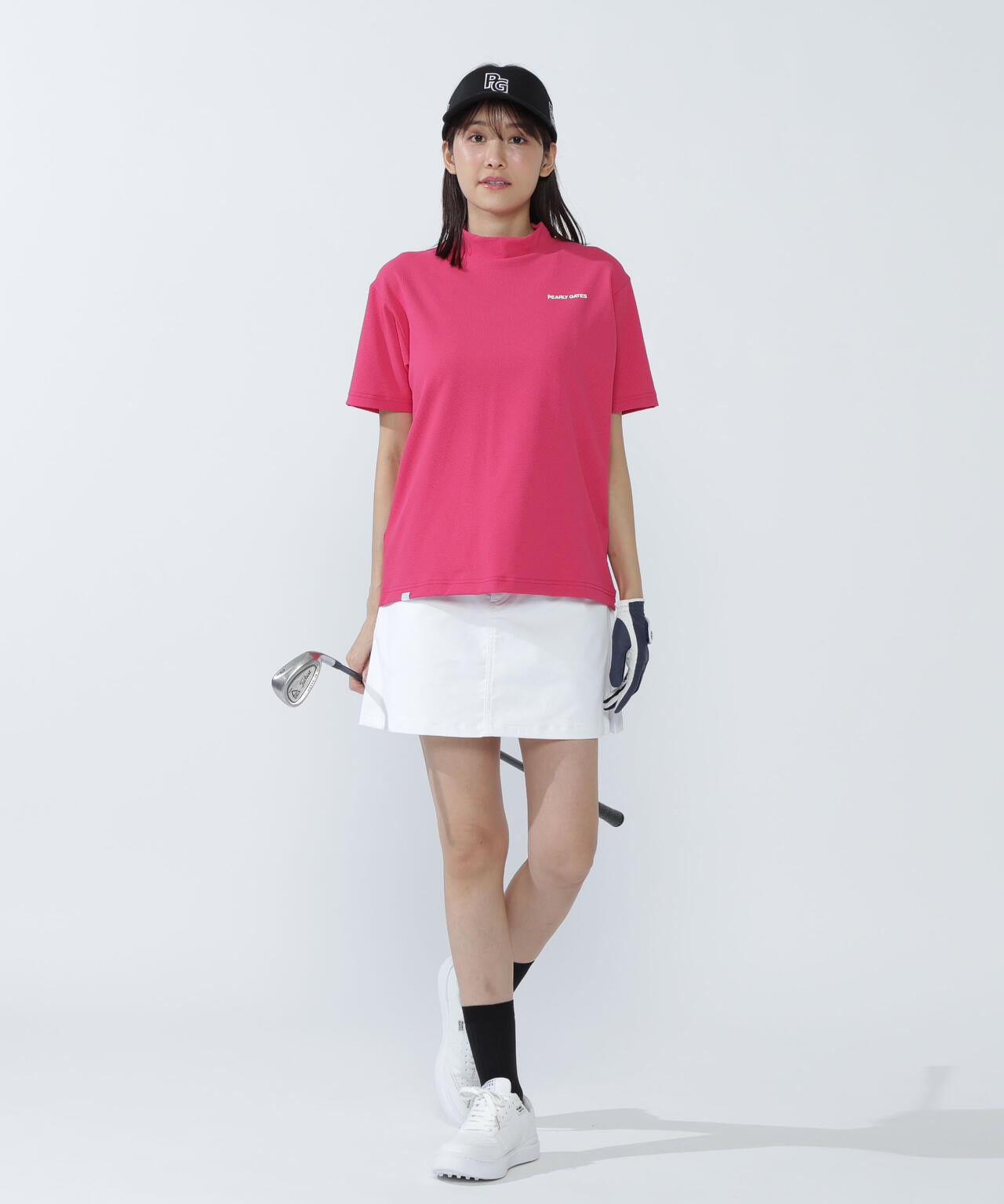 ビュークール半袖ハイネックカットソー