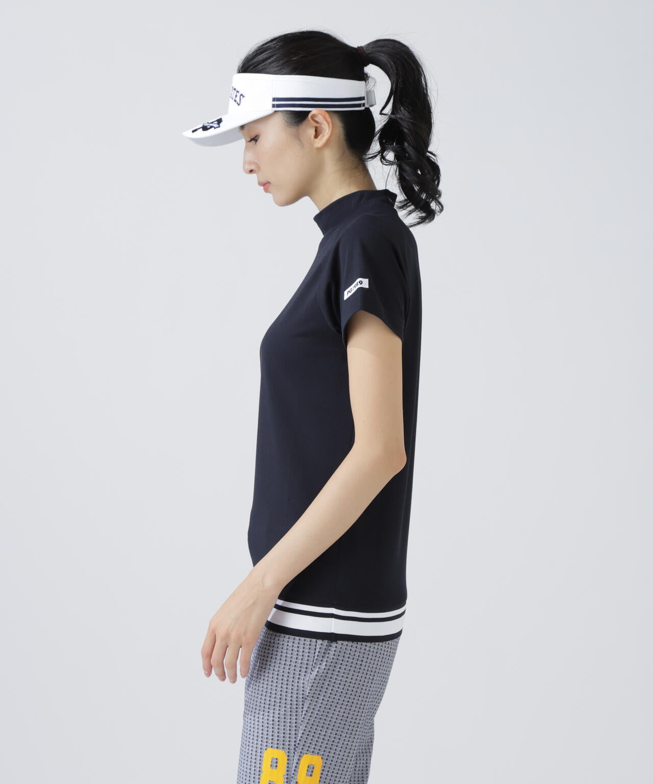 DRYMIXベアカノコ半袖ハイネックカットソー