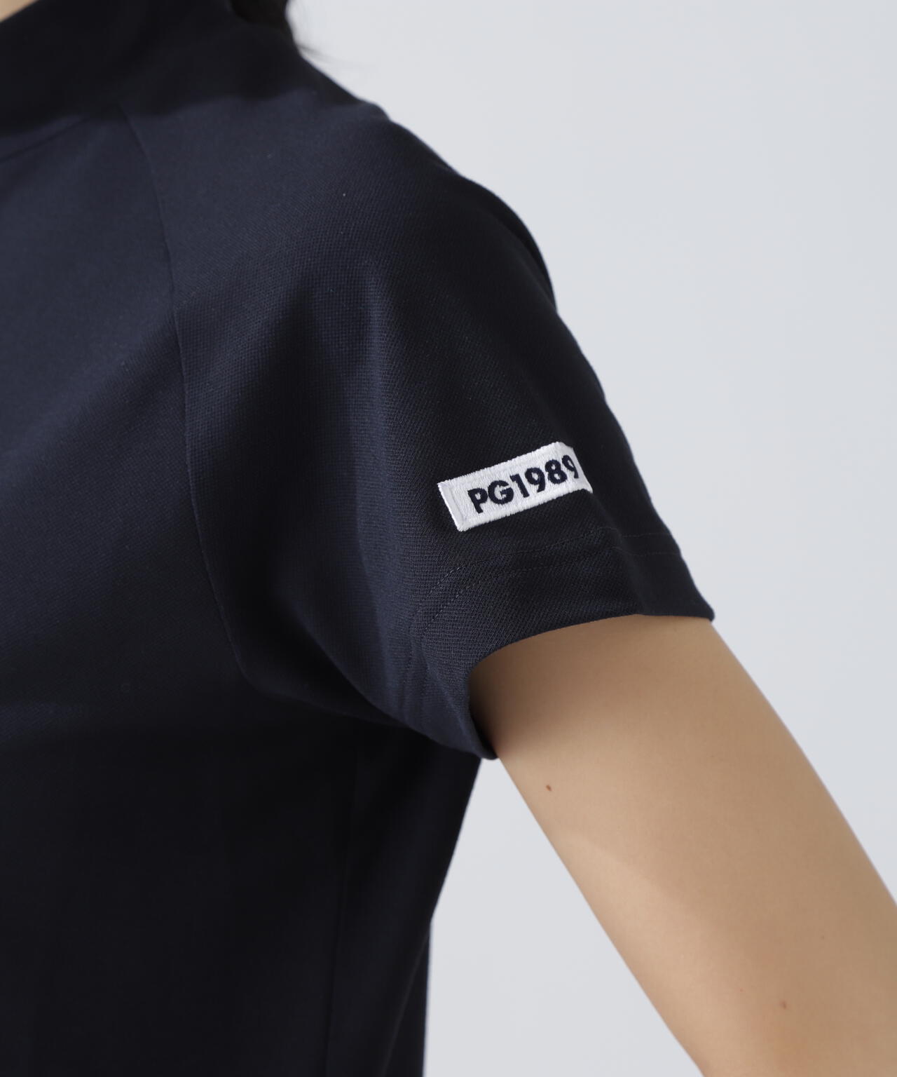 DRYMIXベアカノコ半袖ハイネックカットソー