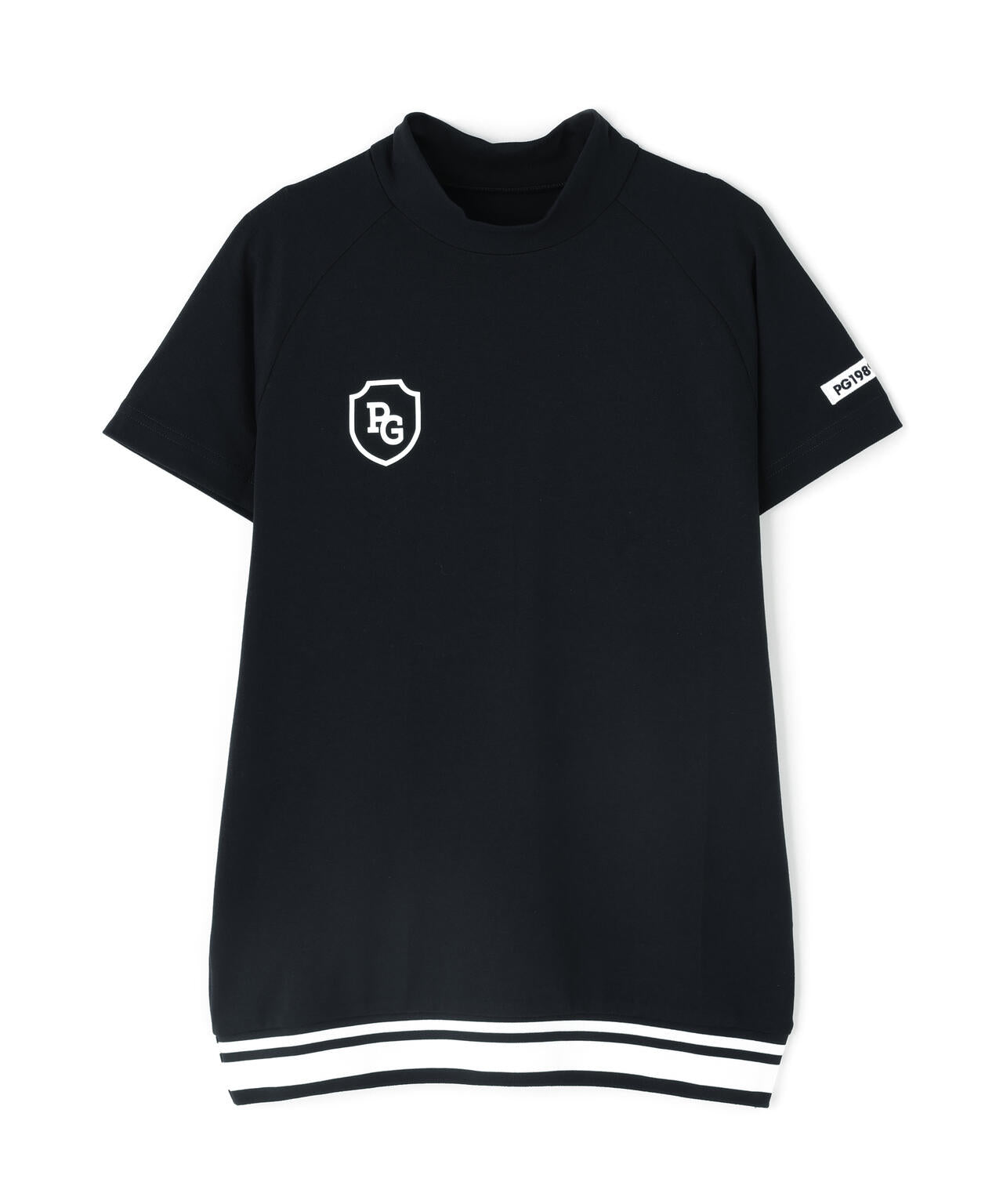 DRYMIXベアカノコ半袖ハイネックカットソー