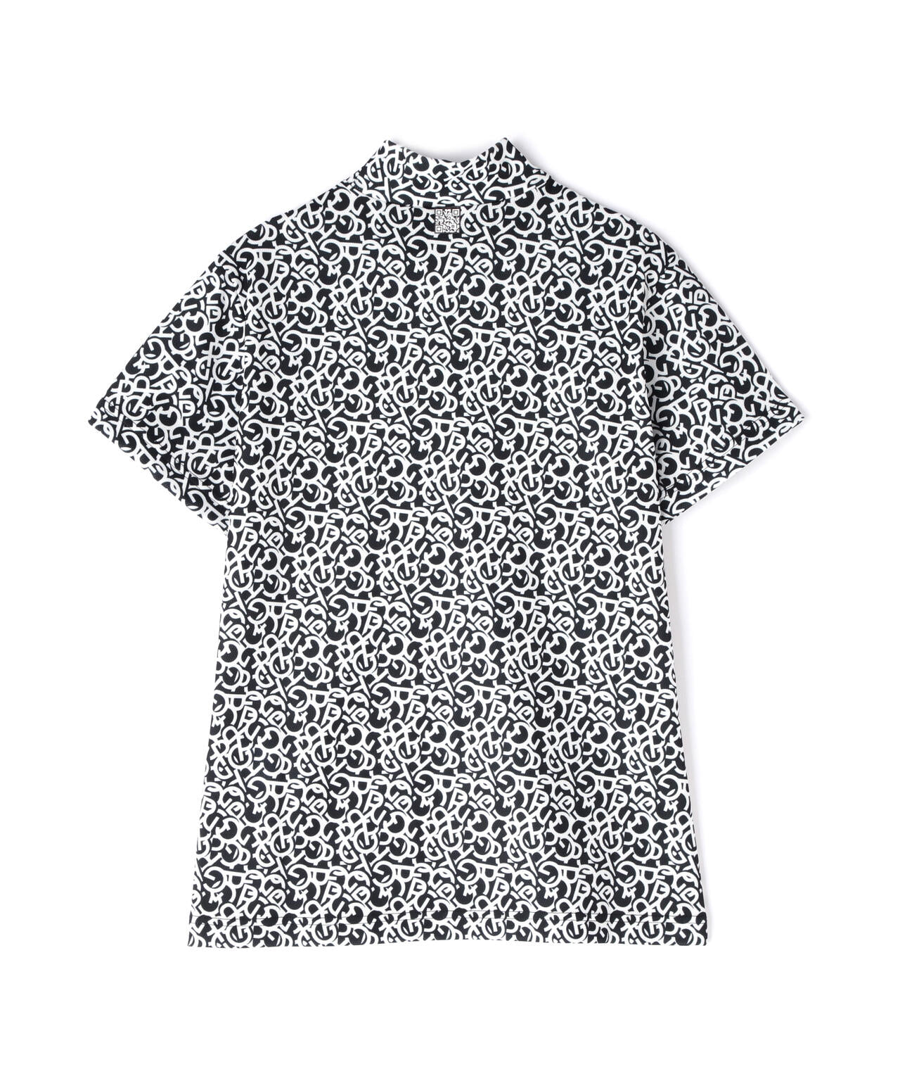 【PGG】【直営店舗&公式オンライン限定】エプシロンダブルメッシュ半袖ハイネックカットソー<ロゴ総柄> (LADIES)