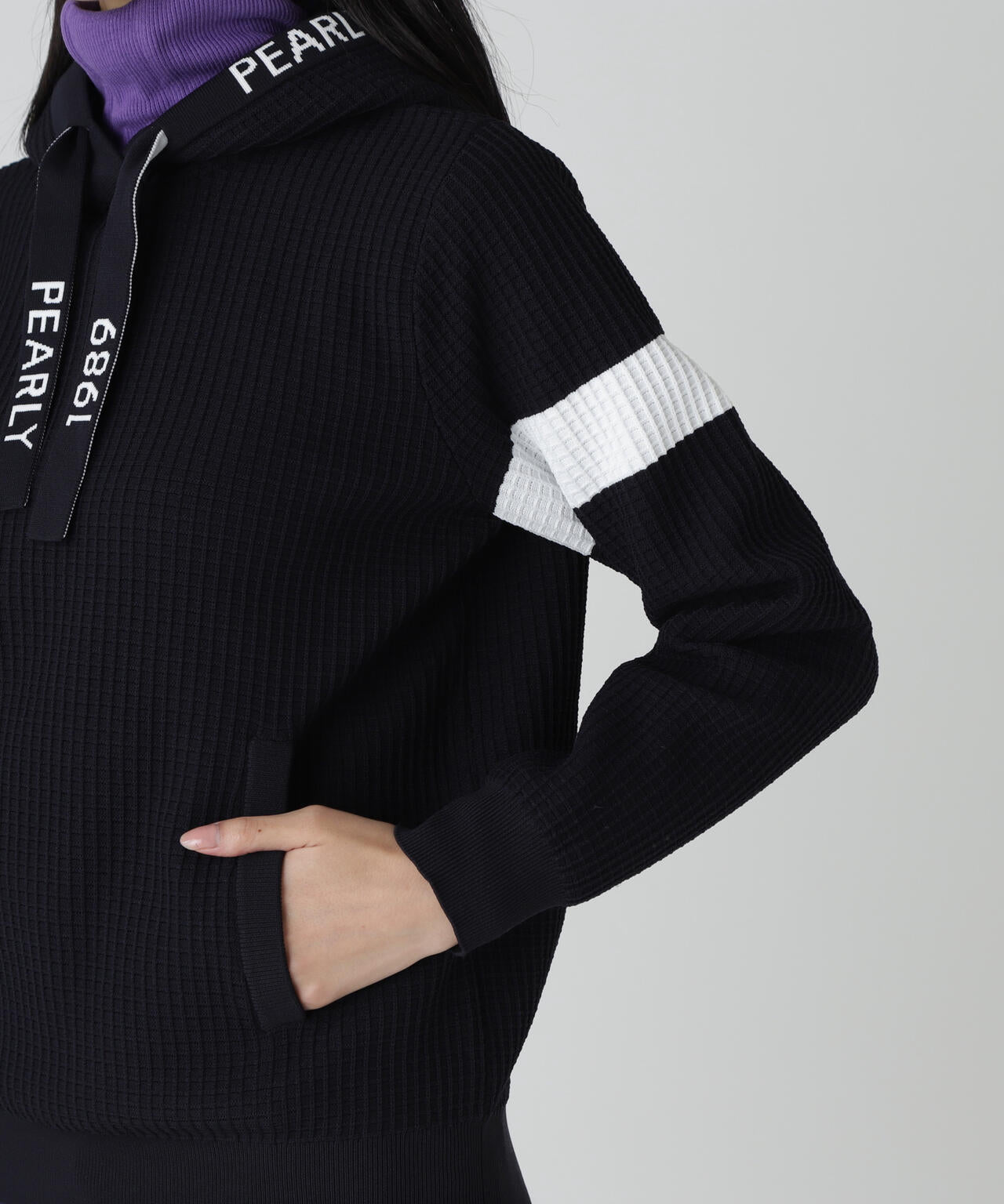 12Gダブルジャガードフーディニットプルオーバー