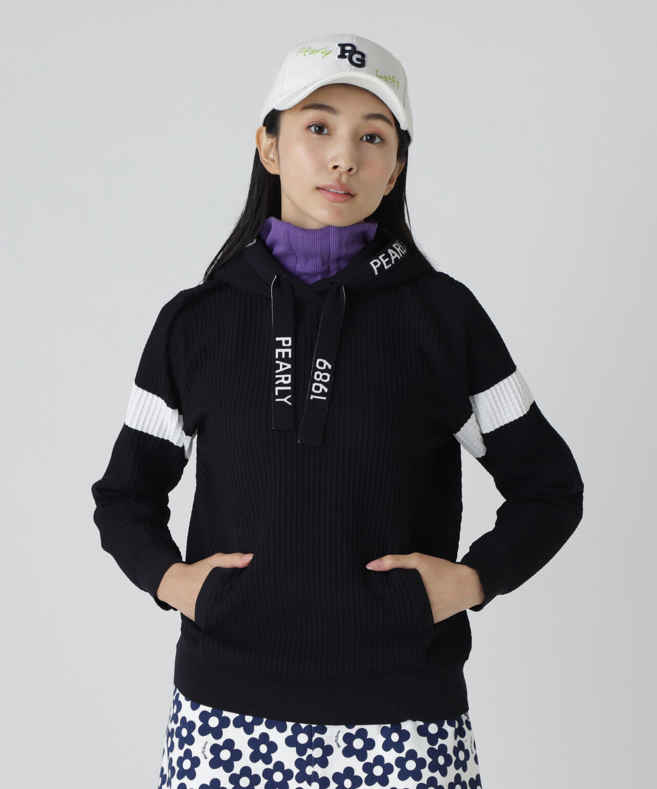 12Gダブルジャガードフーディニットプルオーバー