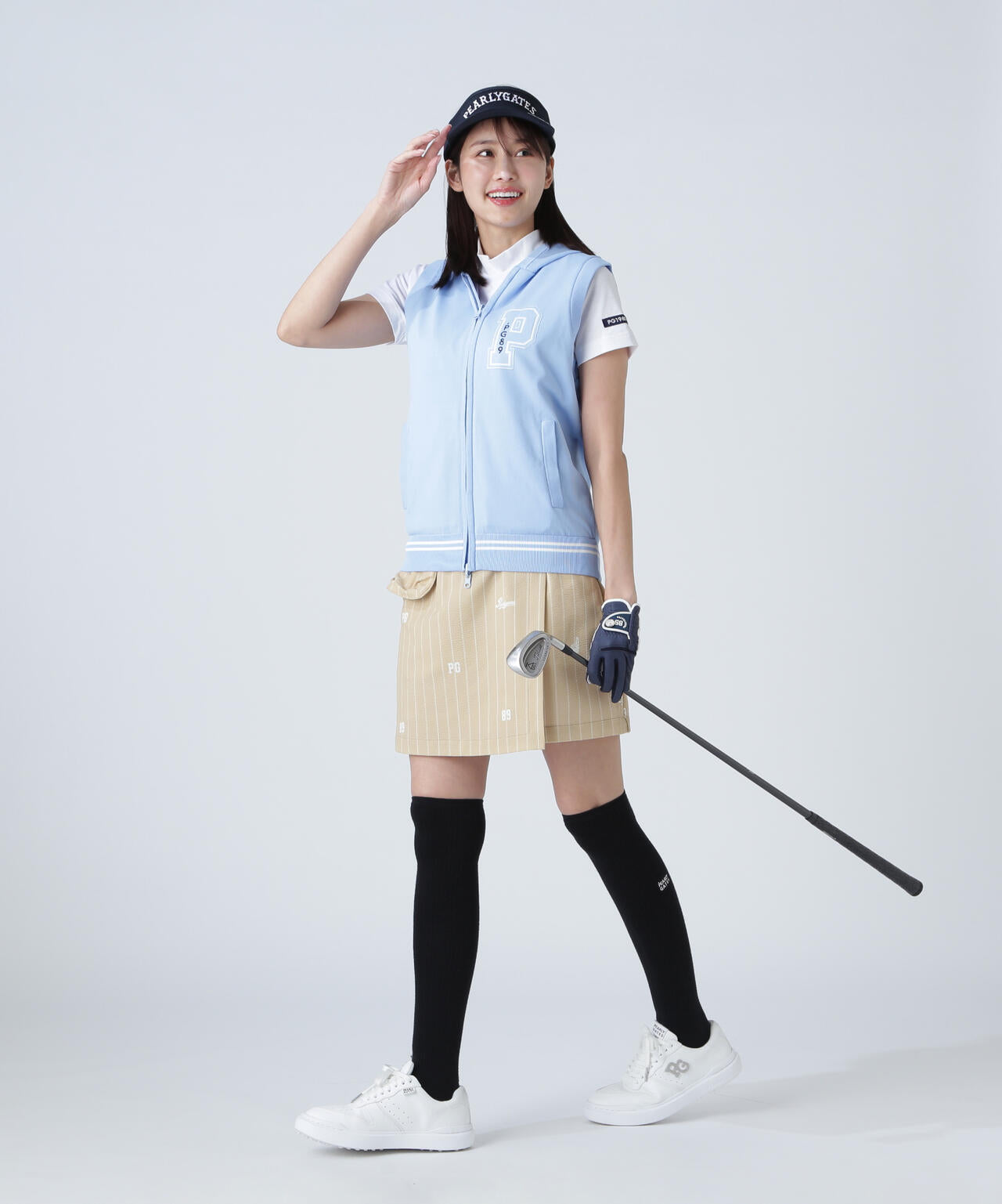 ジャガードリバーシブル フルジップフーディニットベスト