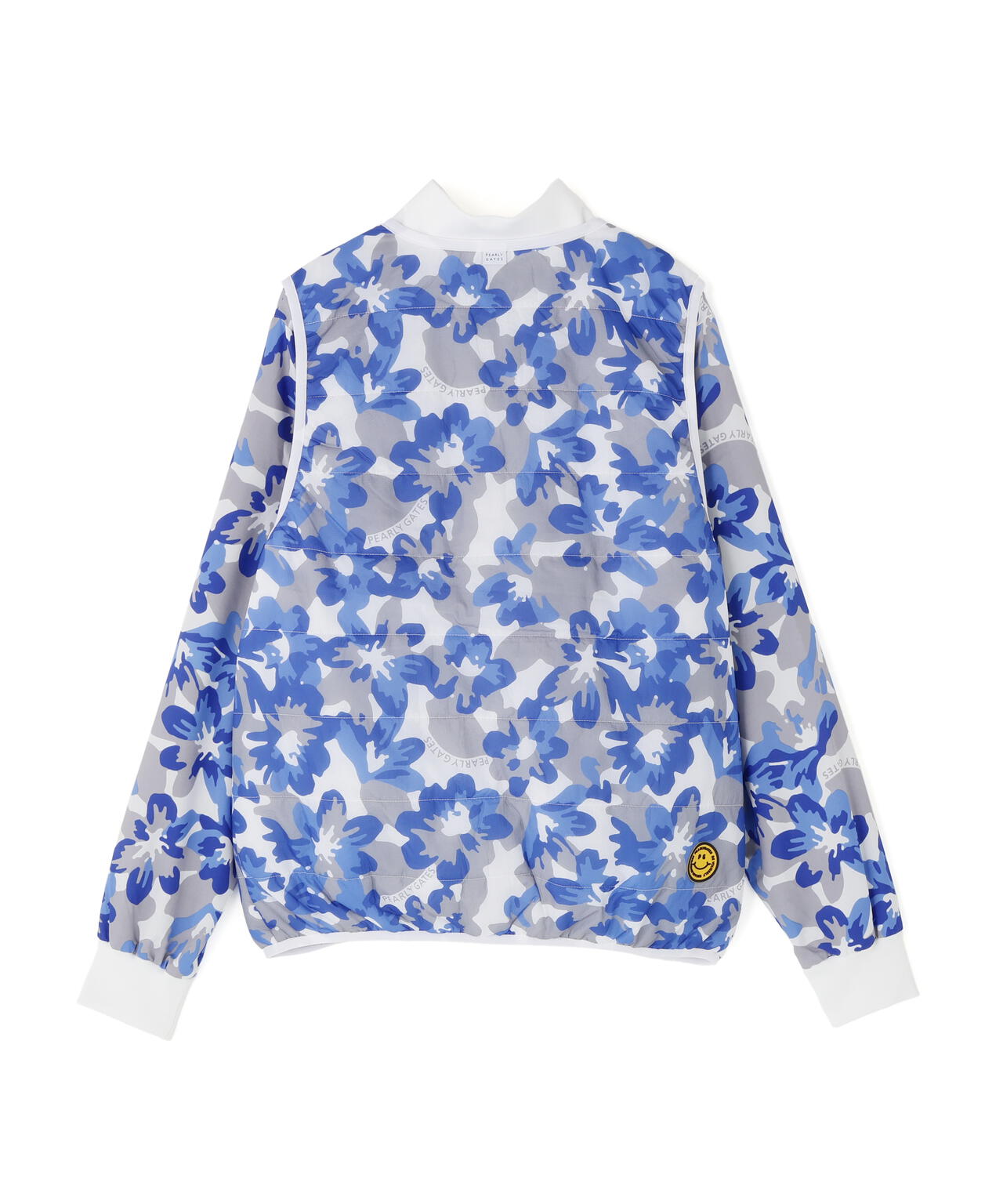 PGisPGNyリップ_タフレックス×サーモトロン中綿ツインブルゾン <ラフ花ロゴ小柄>