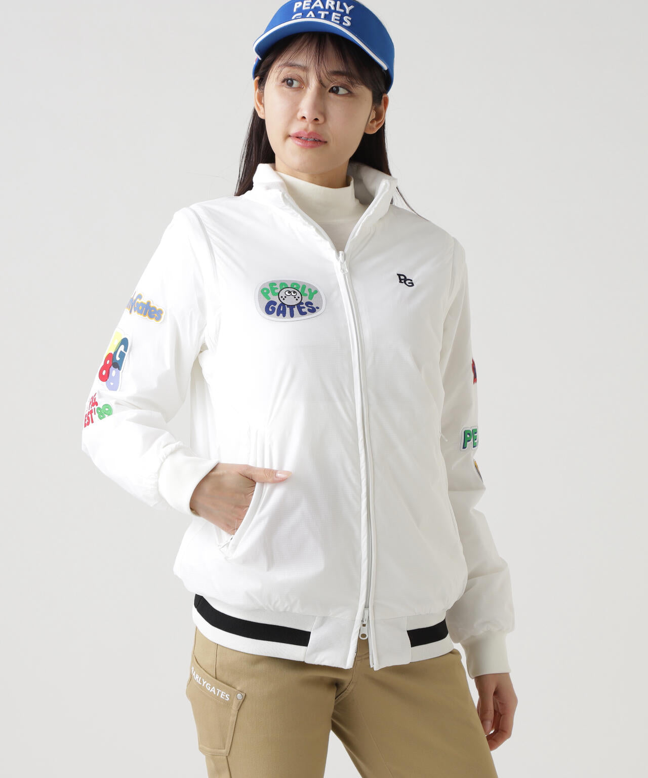 Nyストレッチリップストップ×超カルイシ中綿リバーシブルスタンドブルゾン