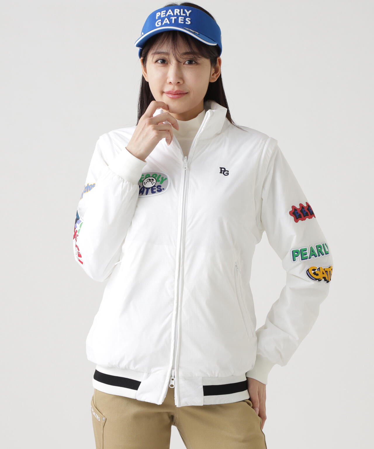 Nyストレッチリップストップ×超カルイシ中綿リバーシブルスタンドブルゾン