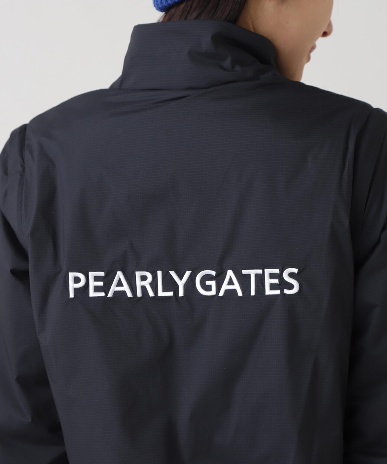 Nyストレッチリップストップ×超カルイシ中綿リバーシブルスタンドブルゾン