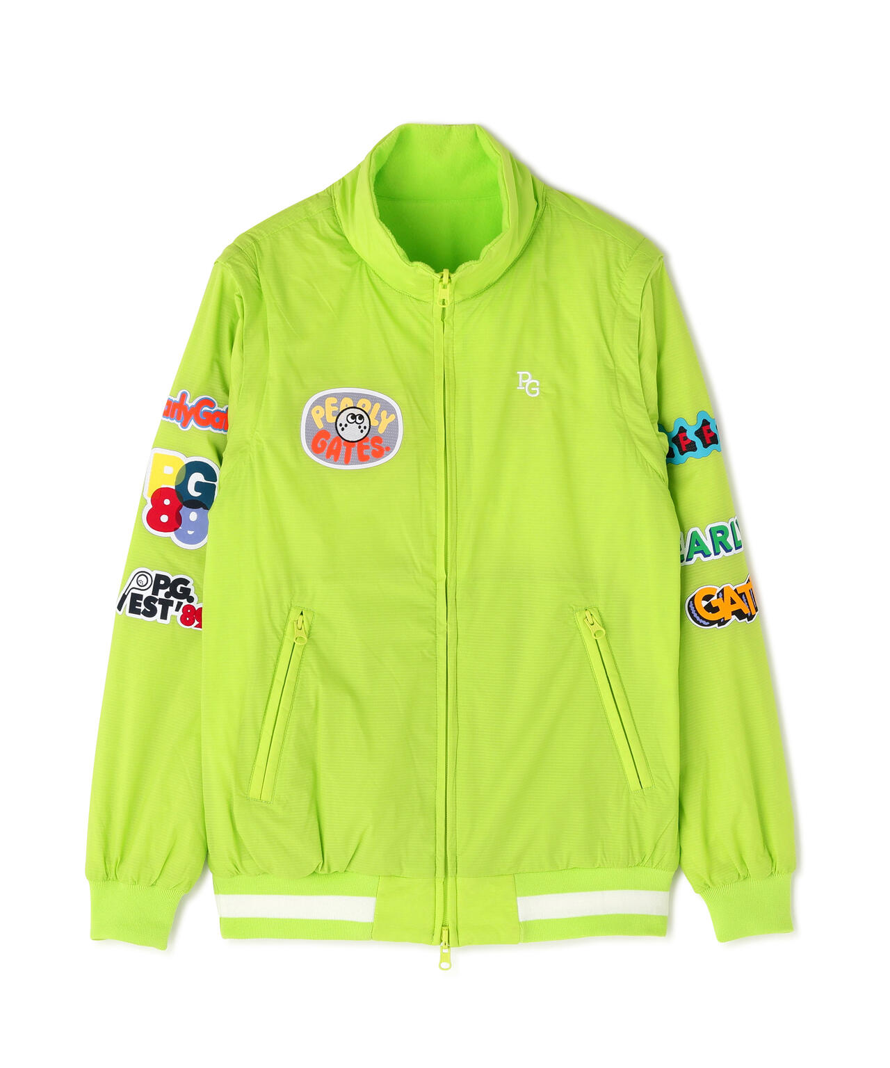 Nyストレッチリップストップ×超カルイシ中綿リバーシブルスタンドブルゾン