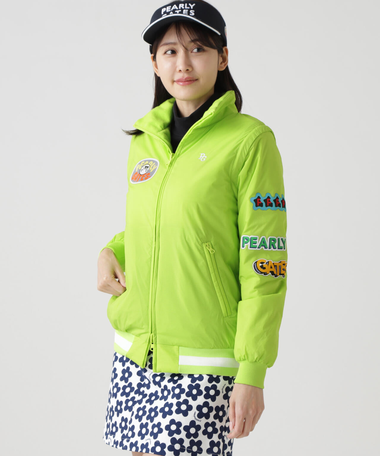 Nyストレッチリップストップ×超カルイシ中綿リバーシブルスタンドブルゾン