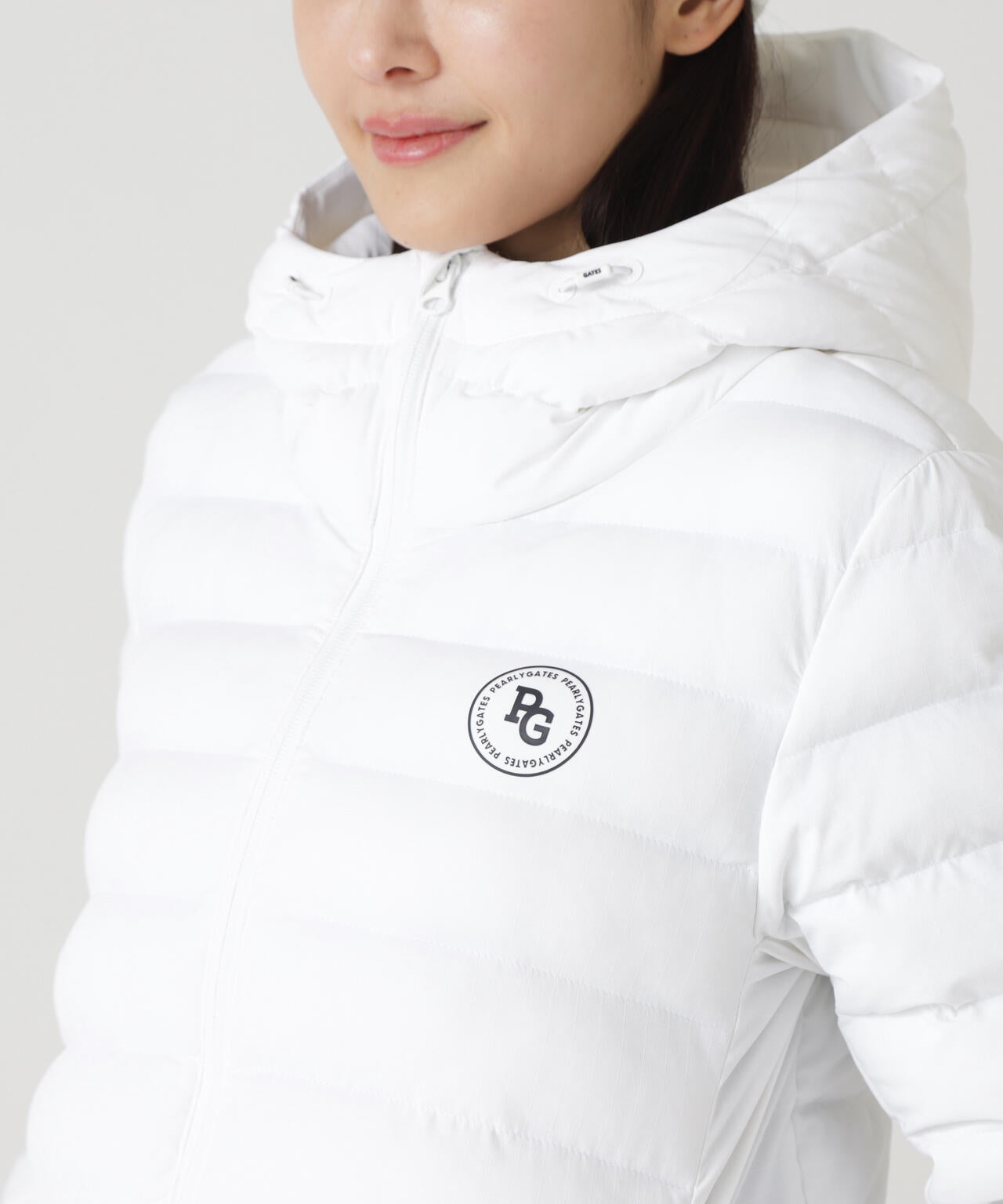 NyストレッチBIGリップストップ中綿フーディブルゾン