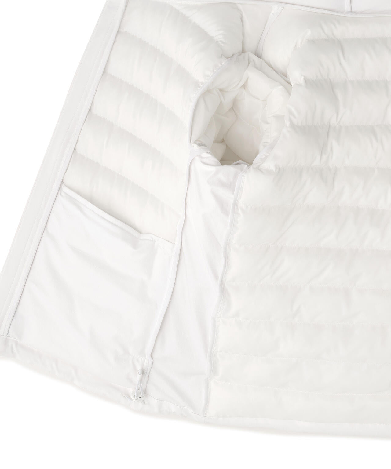 NyストレッチBIGリップストップ中綿フーディブルゾン