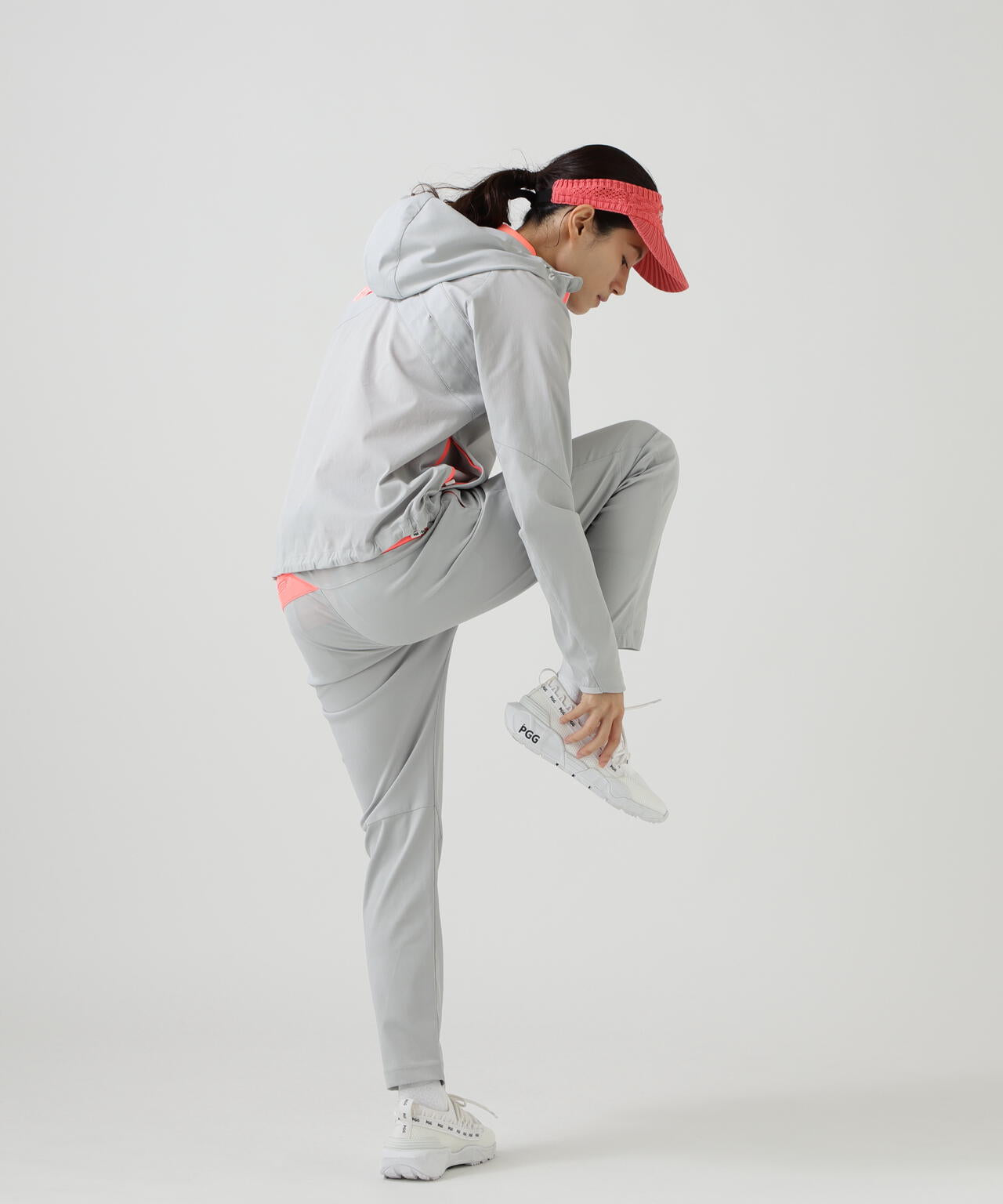 【PGG】【直営店舗&公式オンライン限定】TEXBRIDトリコットフルジップフーディブルゾン (LADIES)