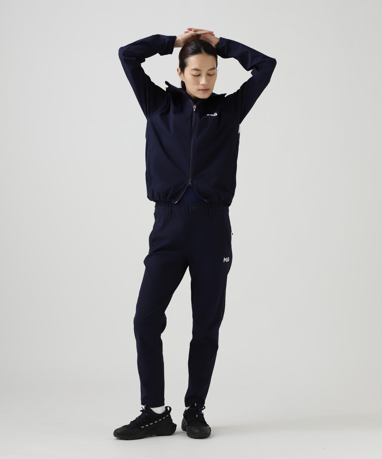 【PGG】【直営店舗&公式オンライン限定】TEXBRIDトリコットフルジップフーディブルゾン (LADIES)