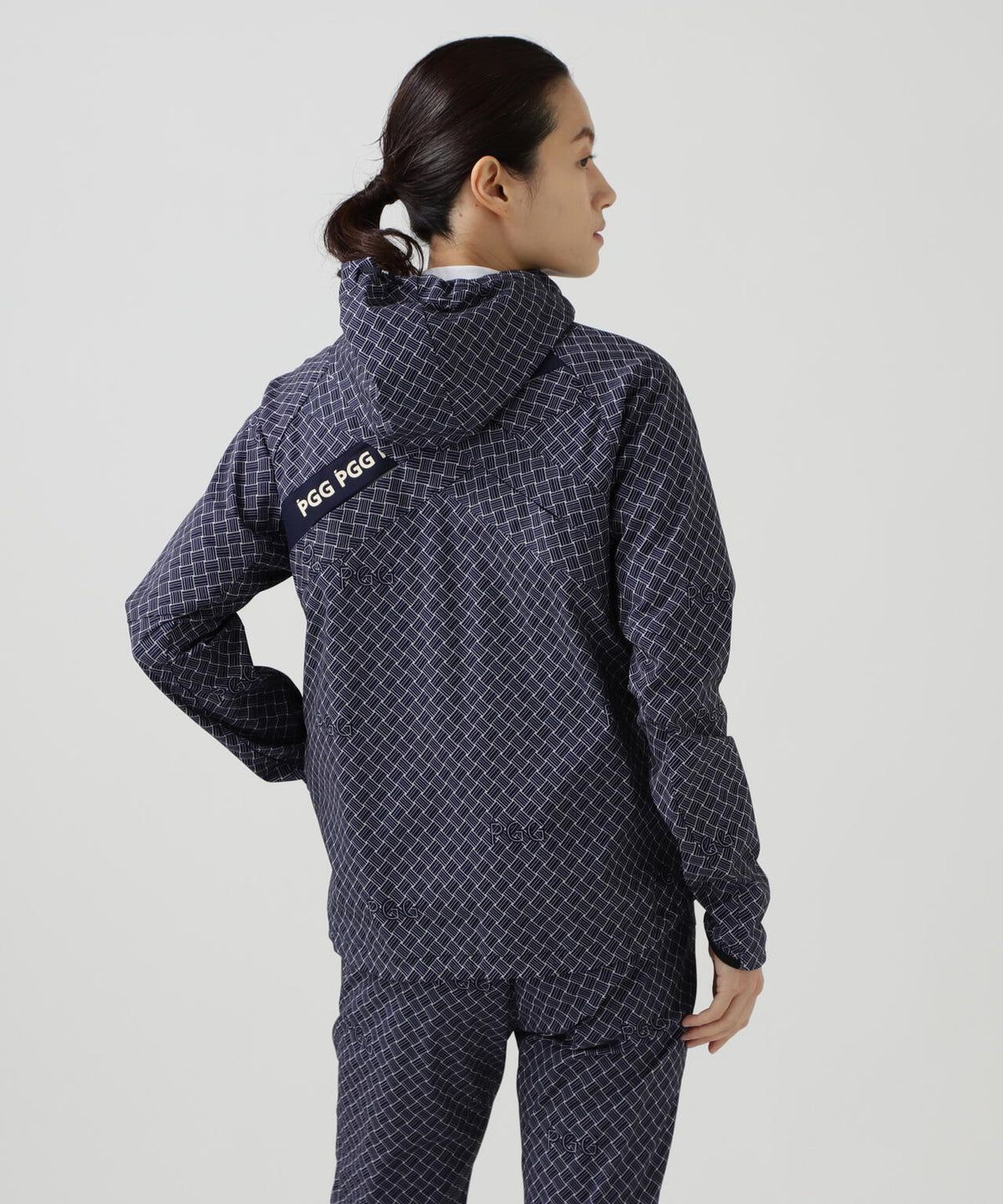 【PGG】【直営店舗&公式オンライン限定】イントレチャートTEXBRIDトリコットフルジップフーディブルゾン (LADIES)