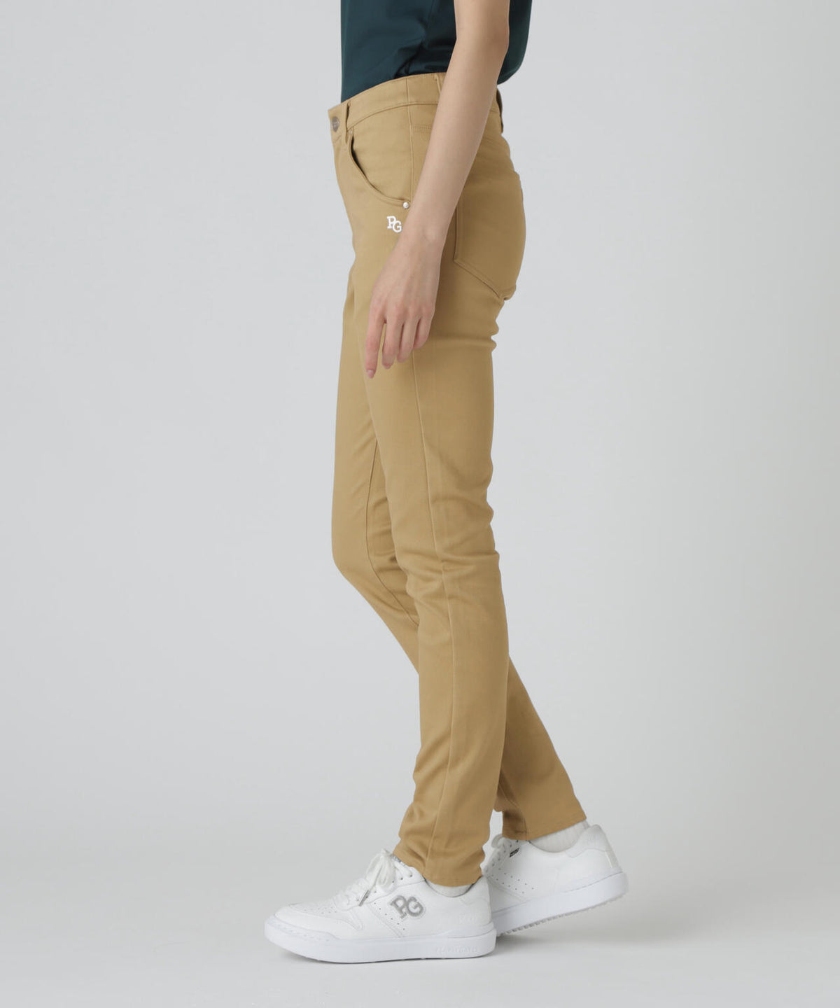 ストレッチサテン表スエードピーチパンツ