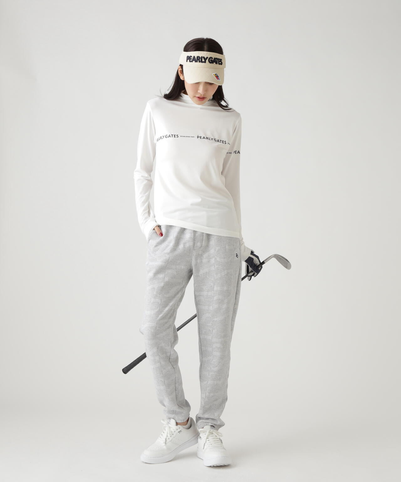 裏毛ストレッチロゴジャガードフルジップフーディジャケット