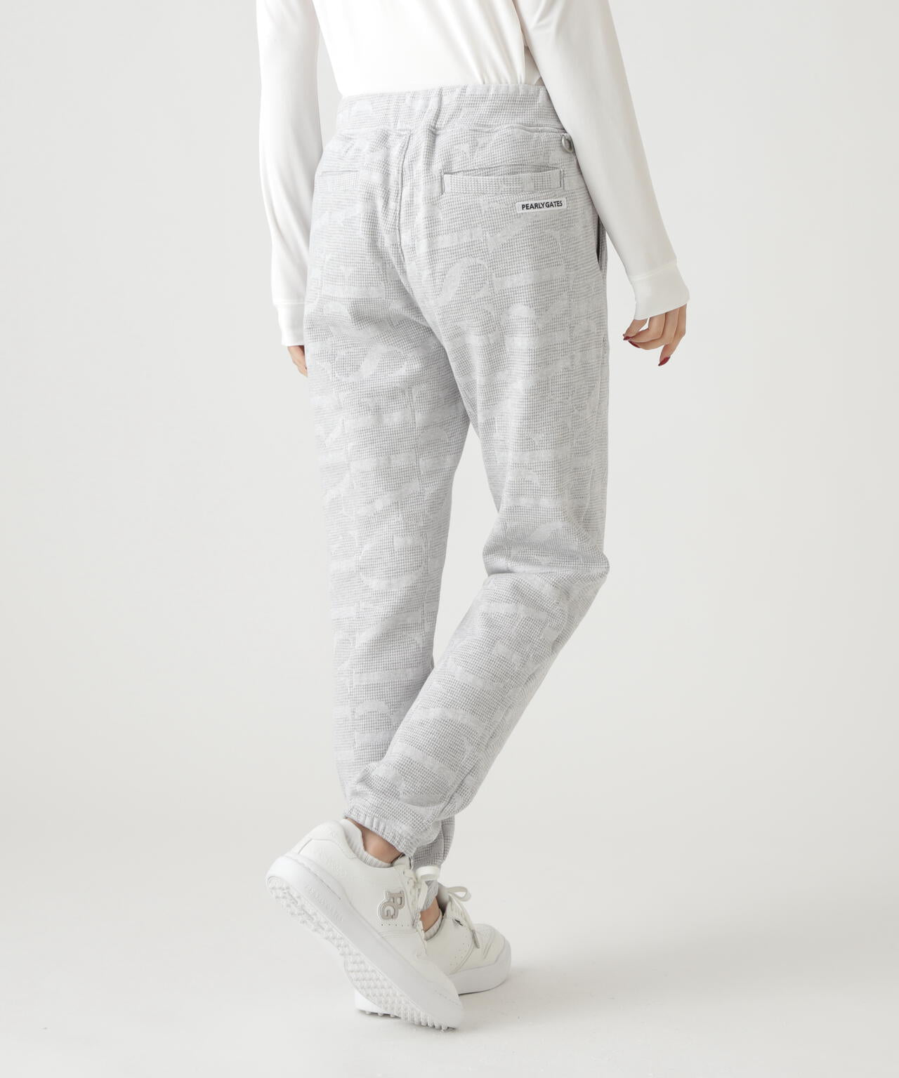 裏毛ストレッチロゴジャガードフルジップフーディジャケット