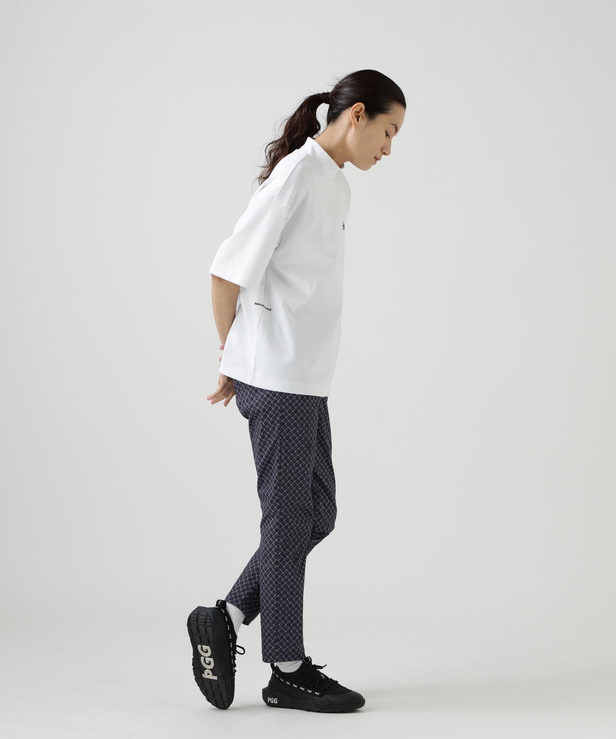 【PGG】【直営店舗&公式オンライン限定】イントレチャートTEXBRIDトリコットパンツ (LADIES)