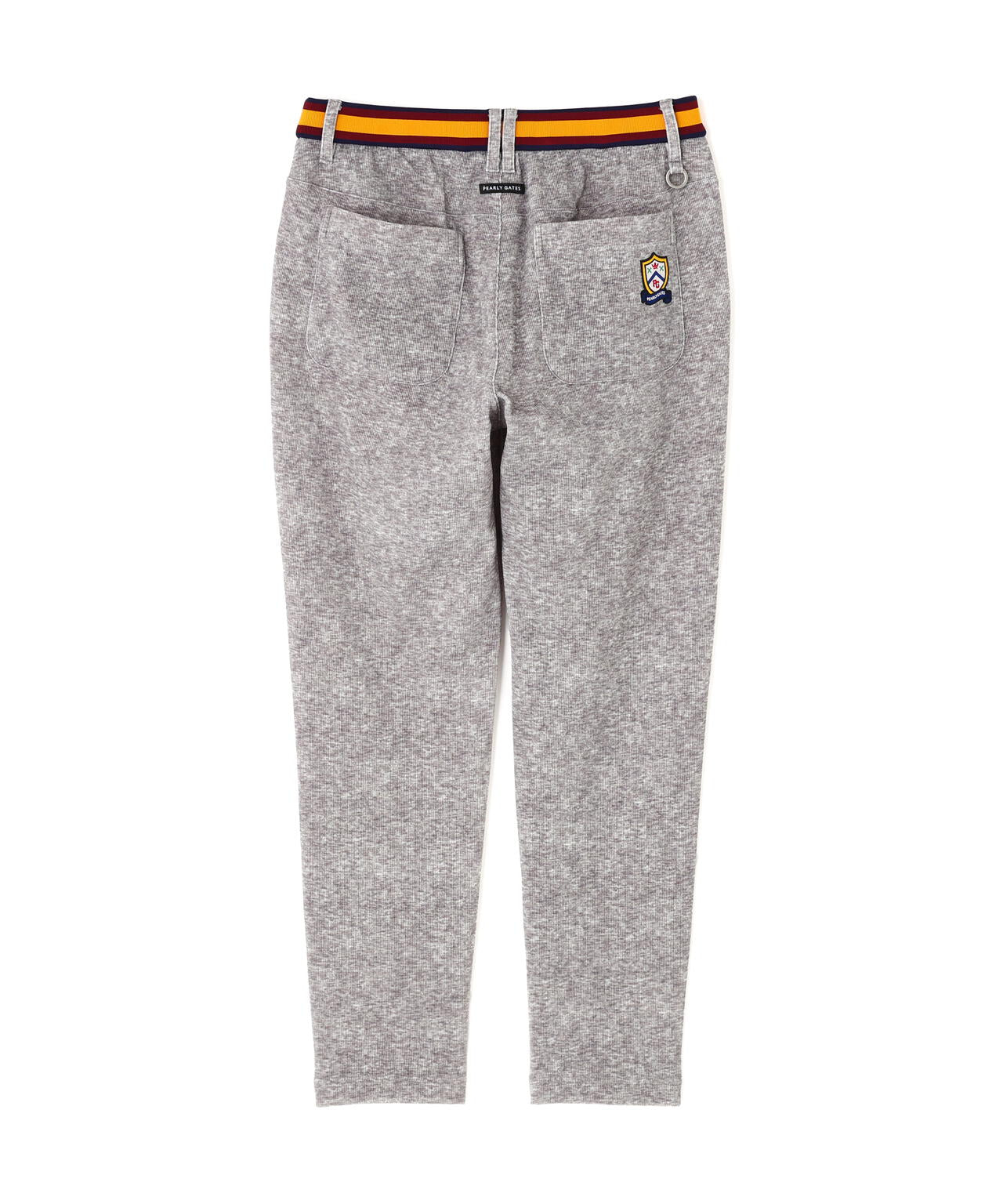 TEXBRID針抜きジョガーパンツ <杢グレー>