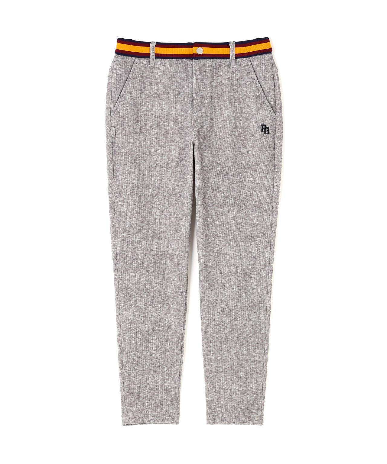 TEXBRID針抜きジョガーパンツ <杢グレー>