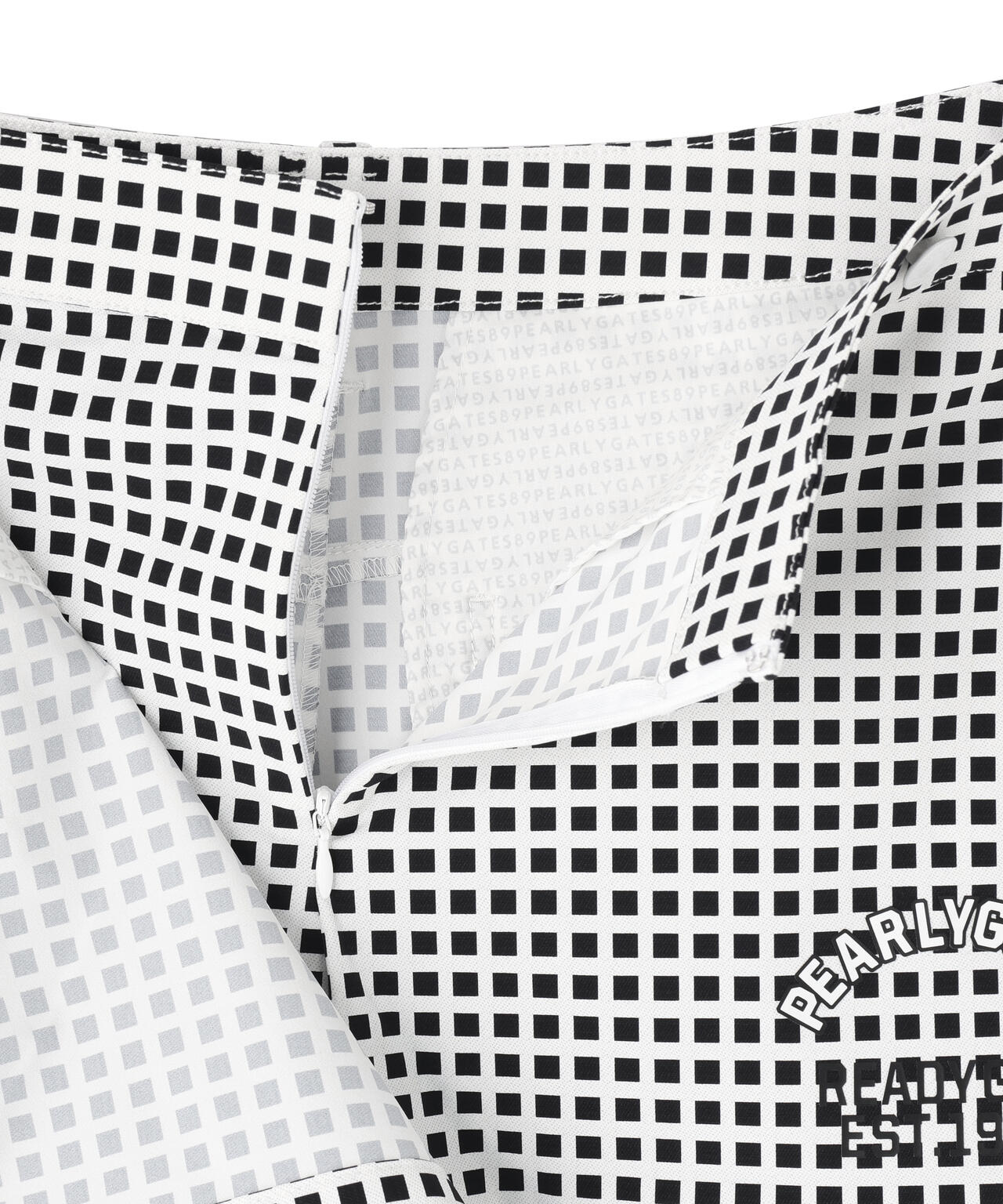 綿ライクNY/PUハイストレッチラップ風ショートパンツ