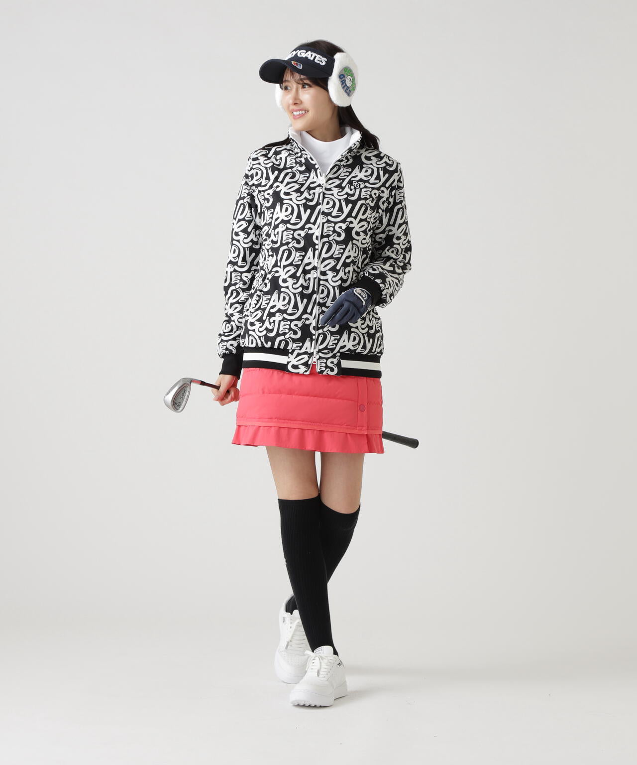 NyストレッチBIGリップストップ中綿スカート