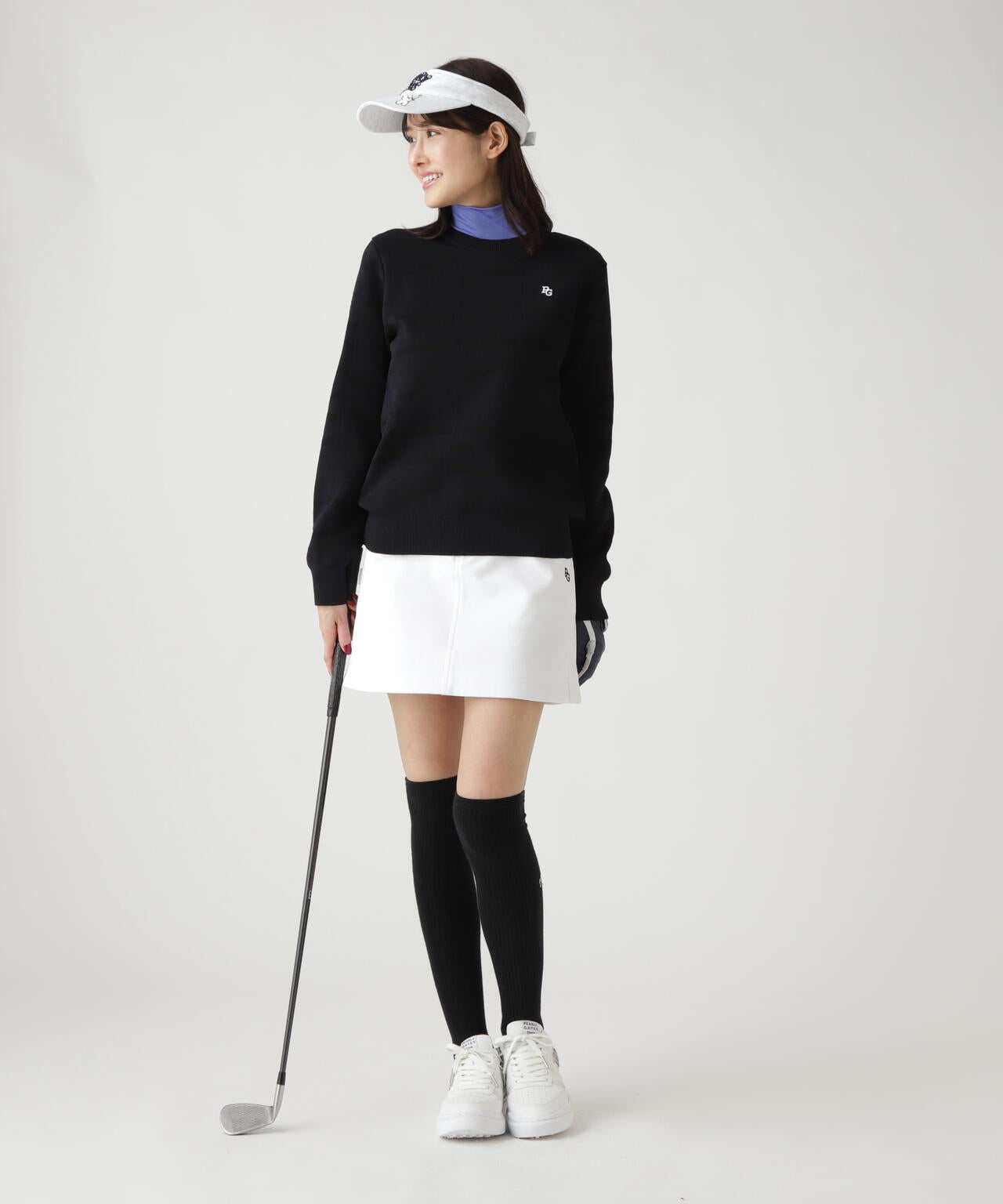 C/Peストレッチカルゼ裏地付きスカート