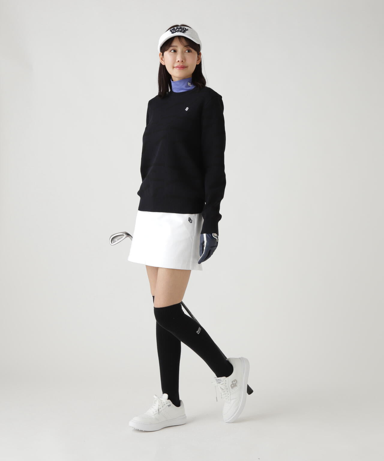 C/Peストレッチカルゼ裏地付きスカート