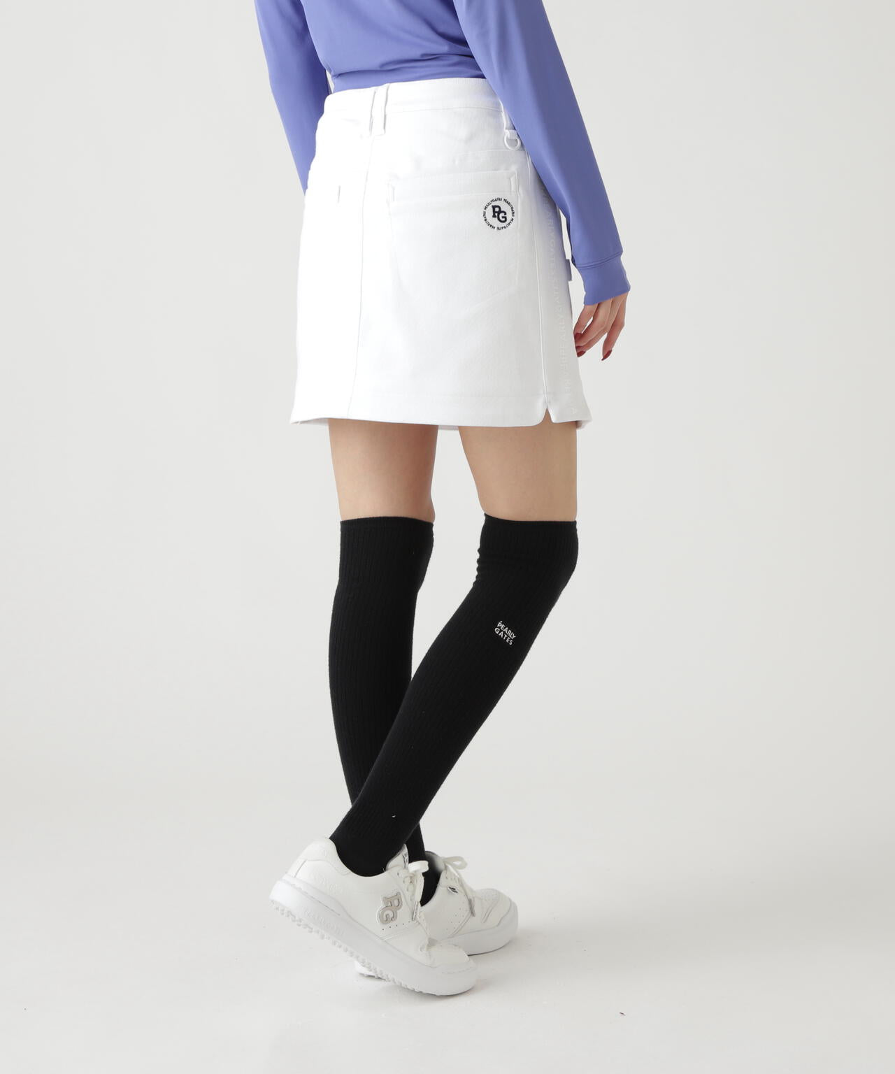 C/Peストレッチカルゼ裏地付きスカート