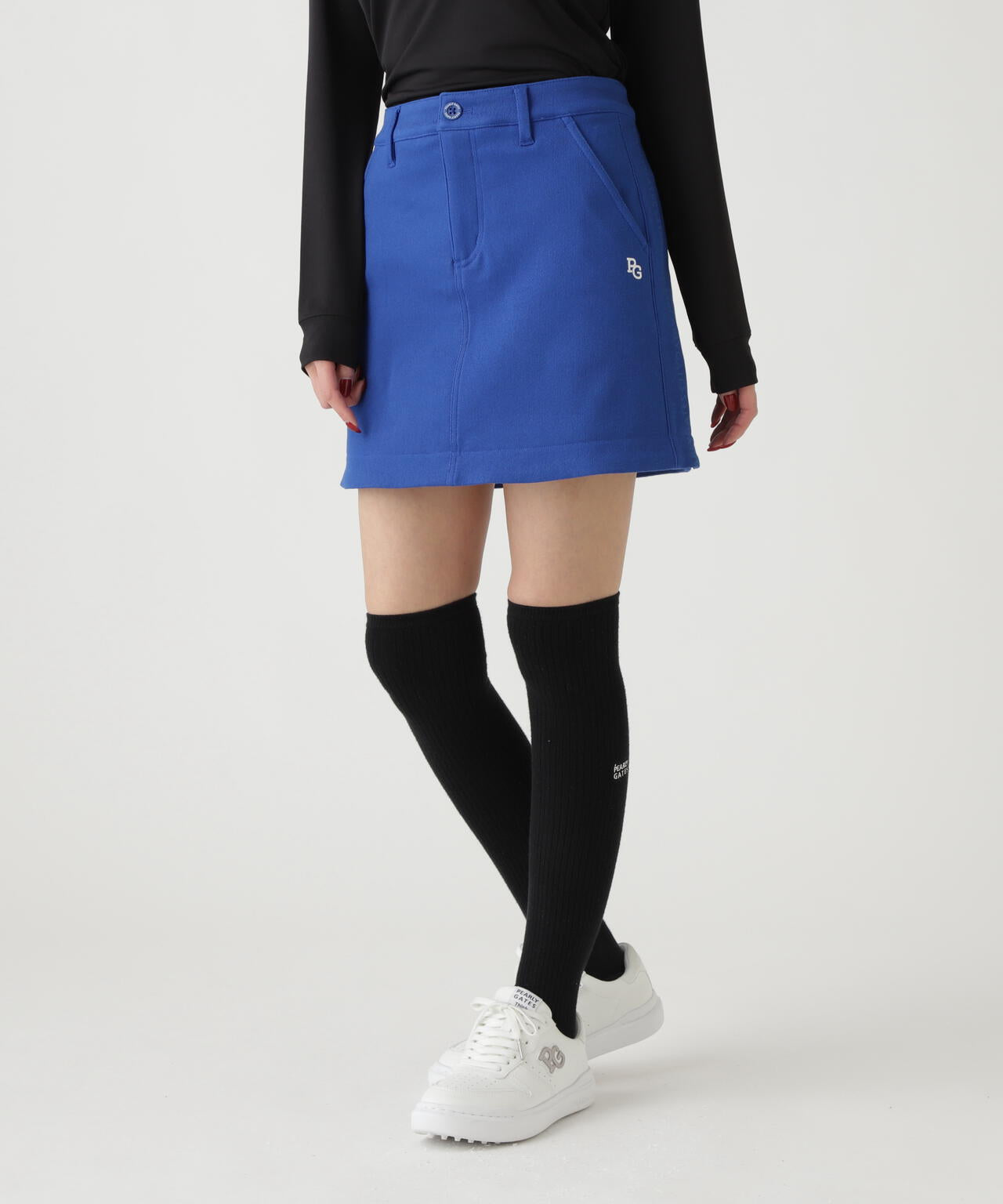 C/Peストレッチカルゼ裏地付きスカート