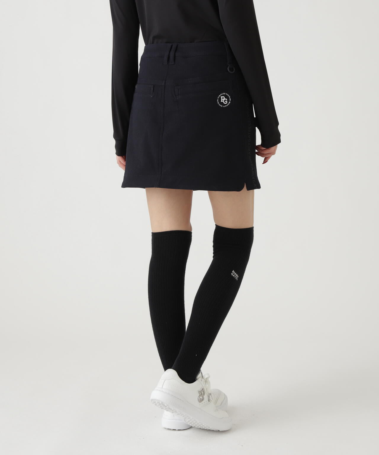 C/Peストレッチカルゼ裏地付きスカート