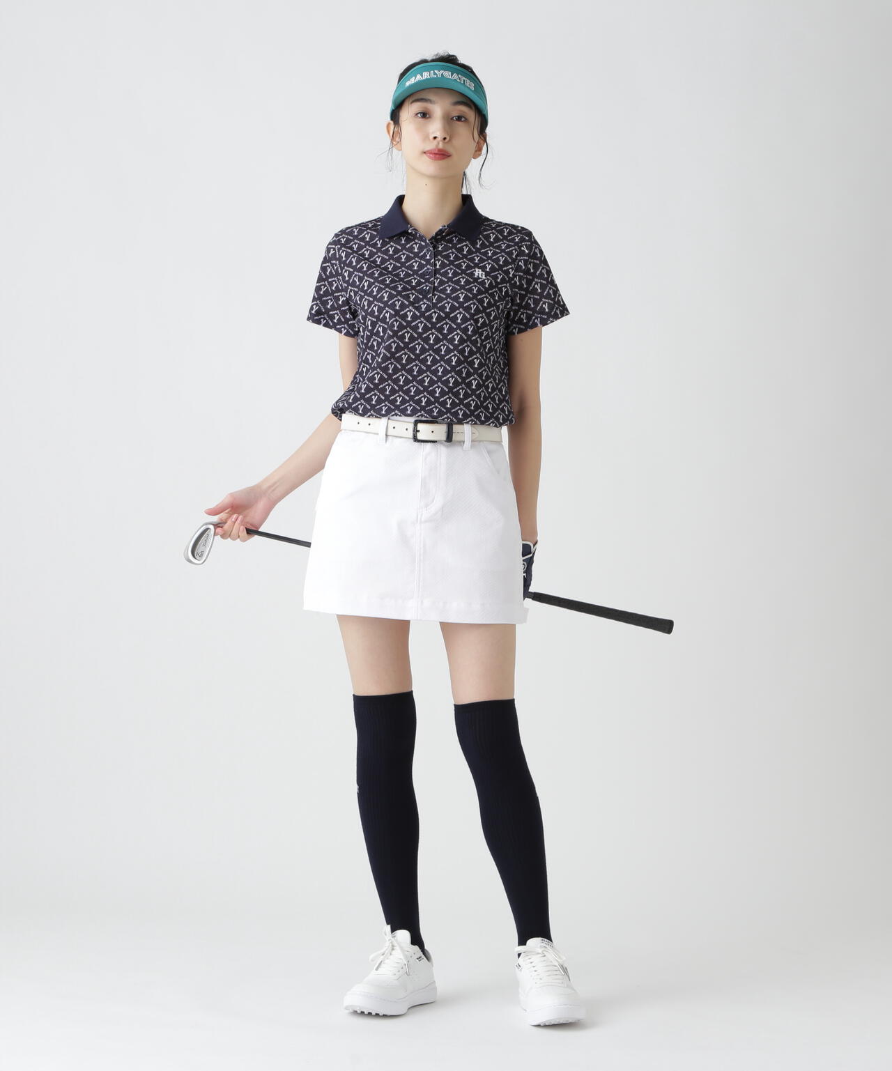 PG is PG C/Peストレッチカルゼ5ポケットスカート