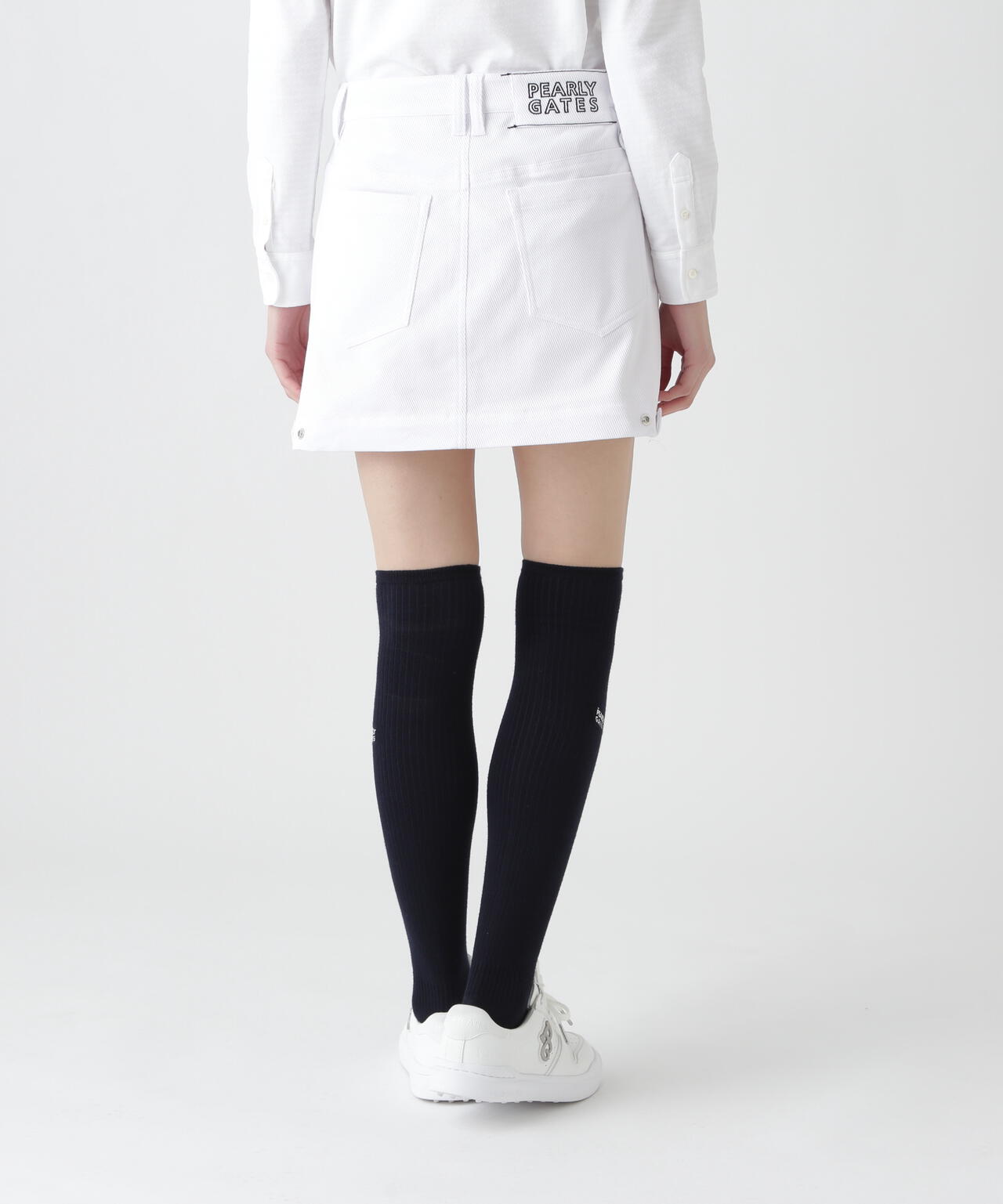 PG is PG C/Peストレッチカルゼ5ポケットスカート