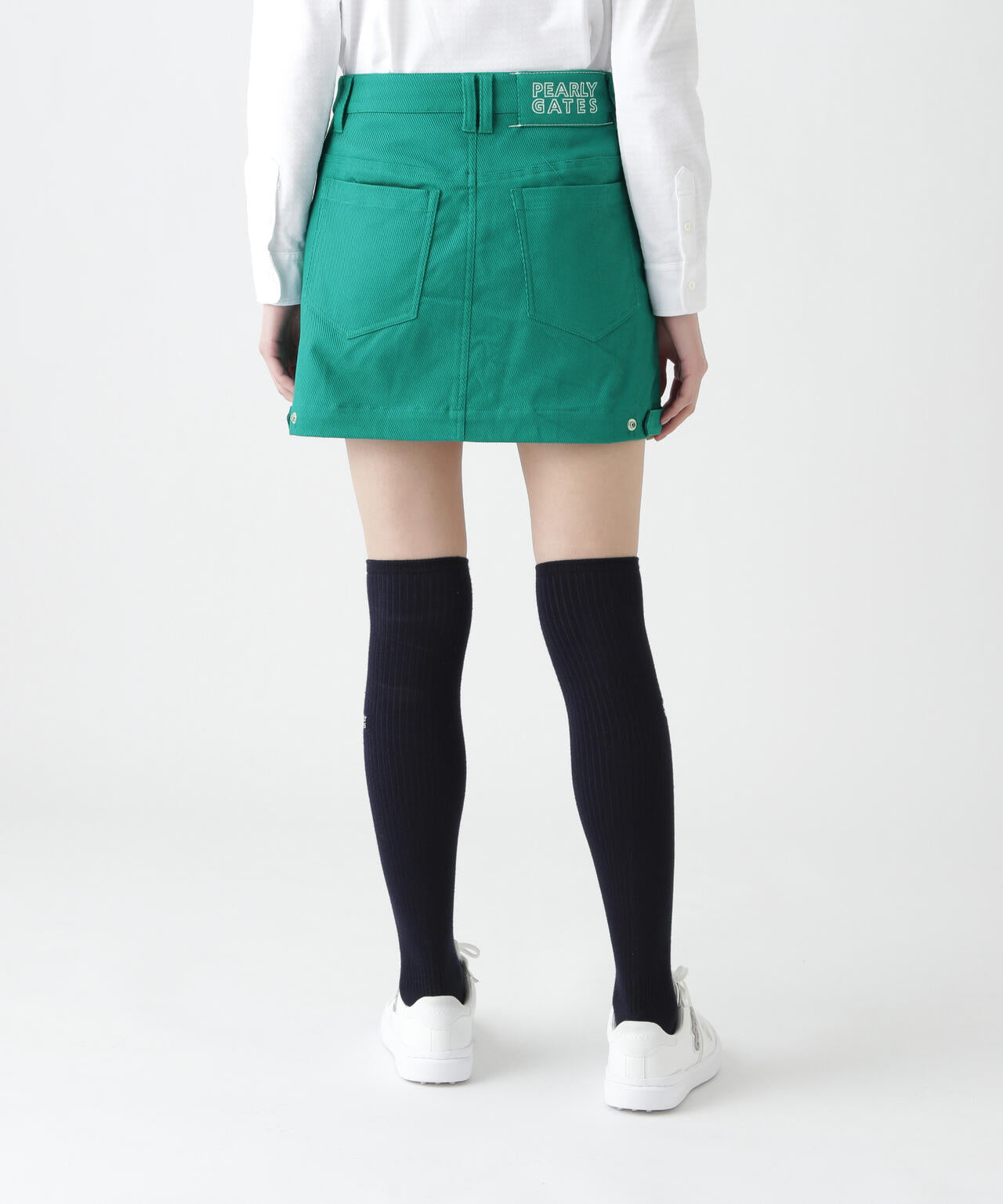 PG is PG C/Peストレッチカルゼ5ポケットスカート