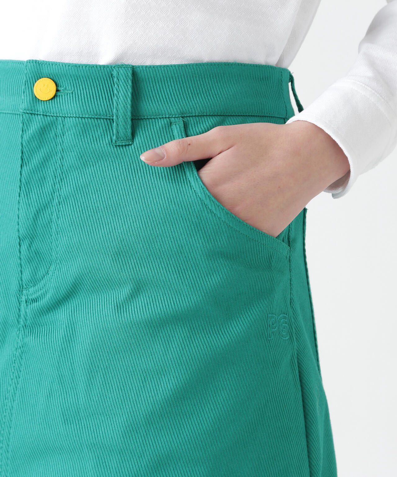 PG is PG C/Peストレッチカルゼ5ポケットスカート