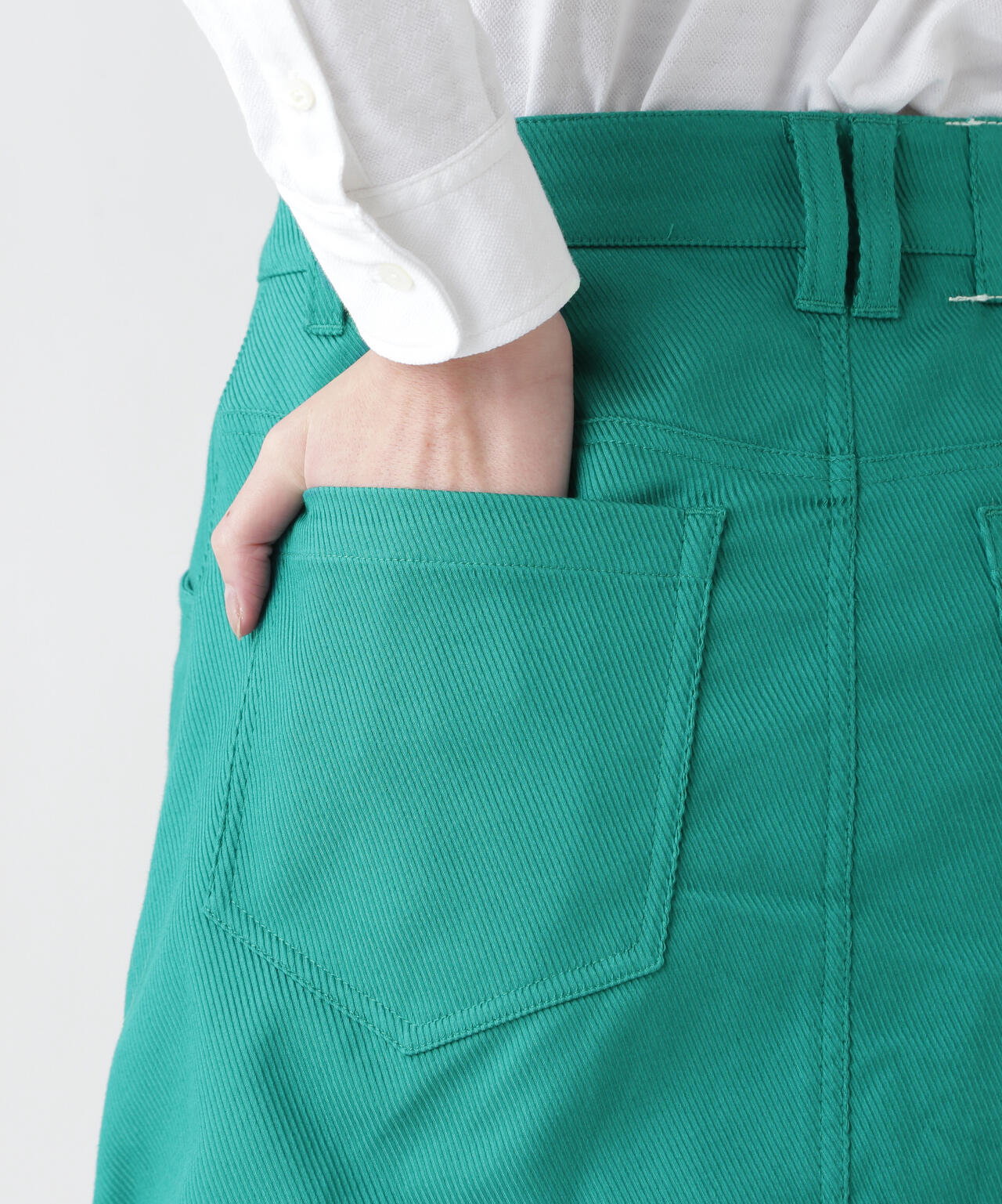 PG is PG C/Peストレッチカルゼ5ポケットスカート