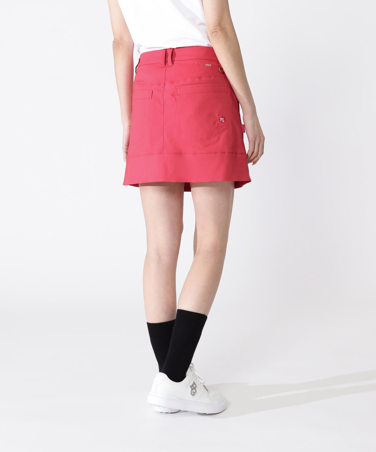 PEストレッチヘリンボーンスカート