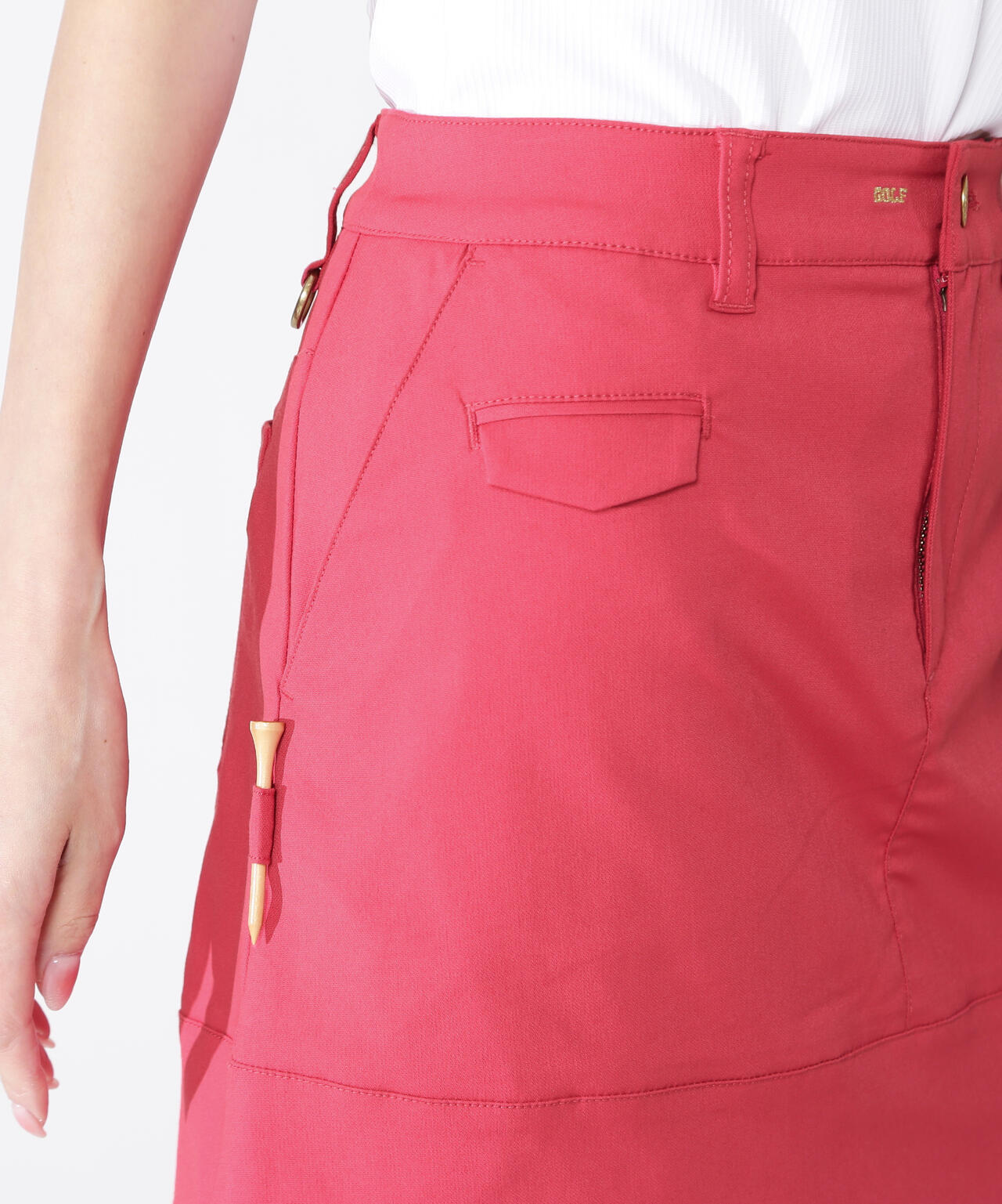 PEストレッチヘリンボーンスカート