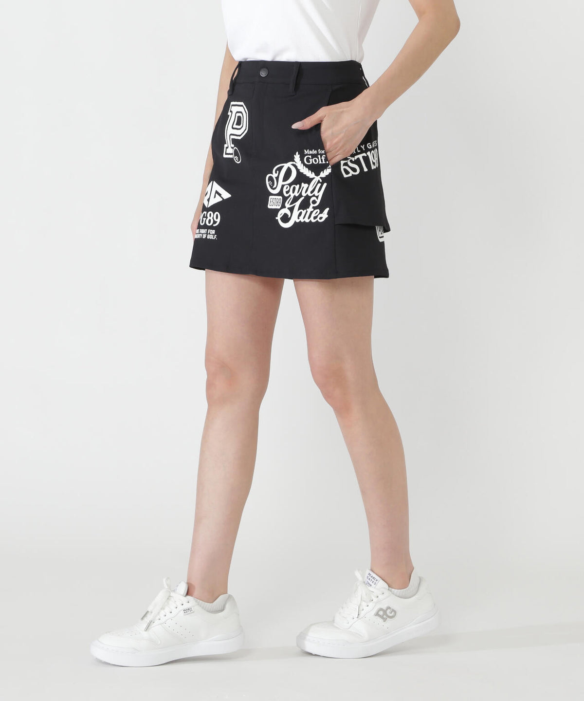 【一部店舗&公式オンライン限定カラー有り】カレッジロゴPeストレッチドビースカート
