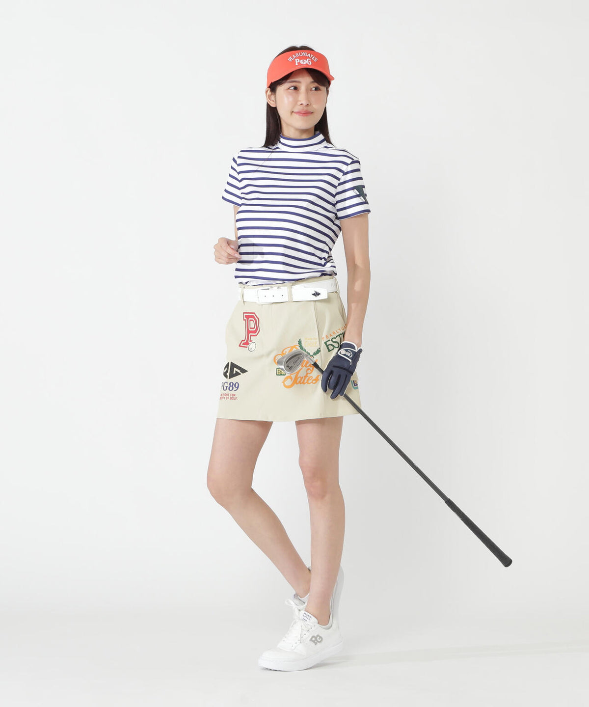 【一部店舗&公式オンライン限定カラー有り】カレッジロゴPeストレッチドビースカート