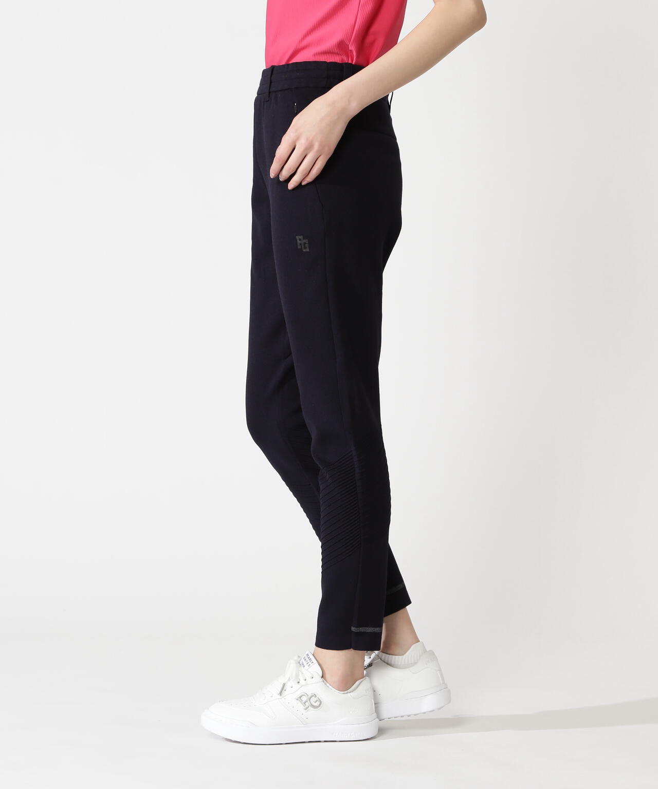 ポリエステルヤーンmmニットパンツ
