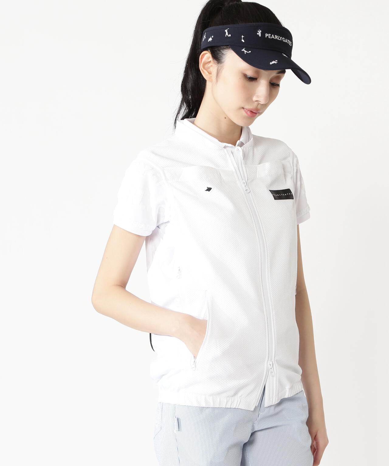 ファン&ペルチェ付きディンプルメッシュストレッチラミネート