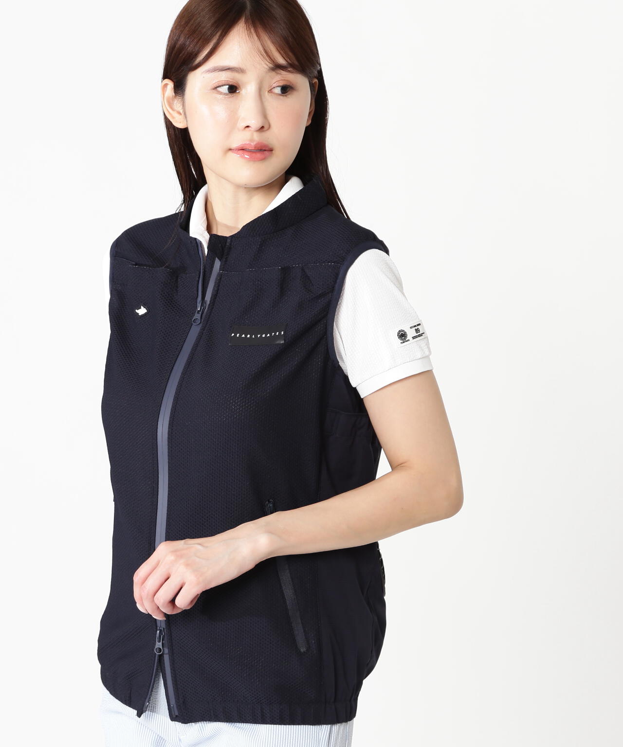 ファン&ペルチェ付きディンプルメッシュストレッチラミネート